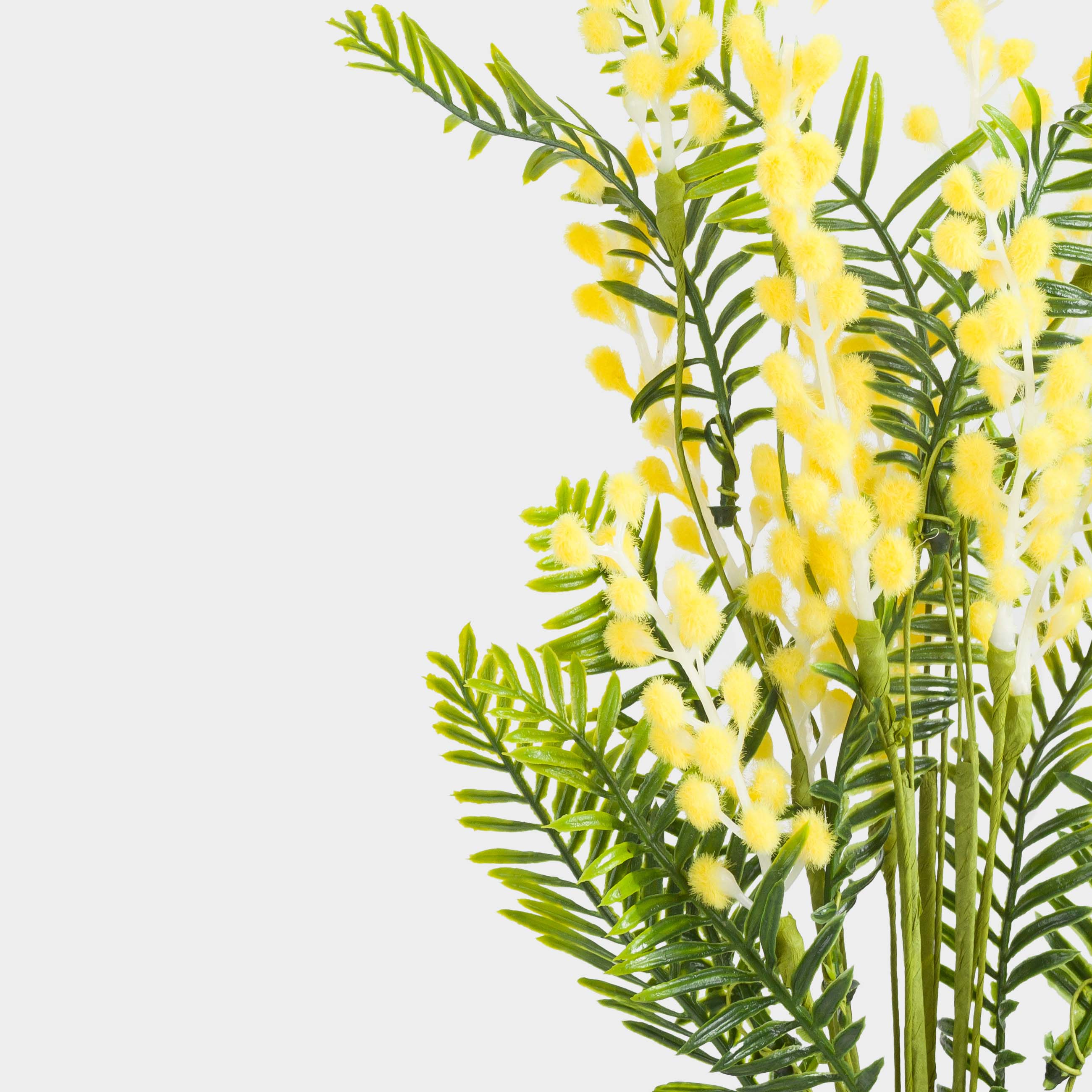 Ветка декоративная, 45 см, пластик/бумага, Мимоза, Mimosa, image-3