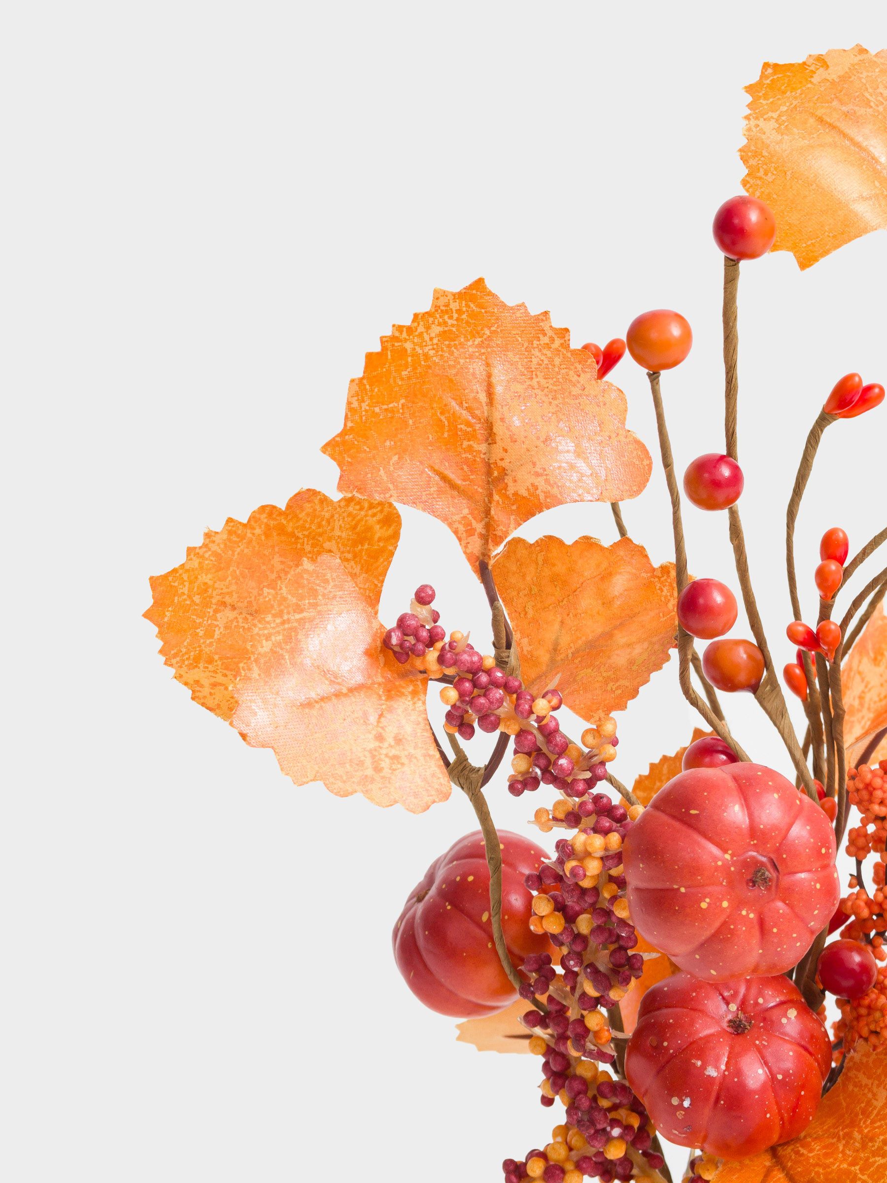 Сәндік бұтақ, 25 см, көбік/полиэстер, Күзгі гүл шоғы, Forest symphony decor, image-2