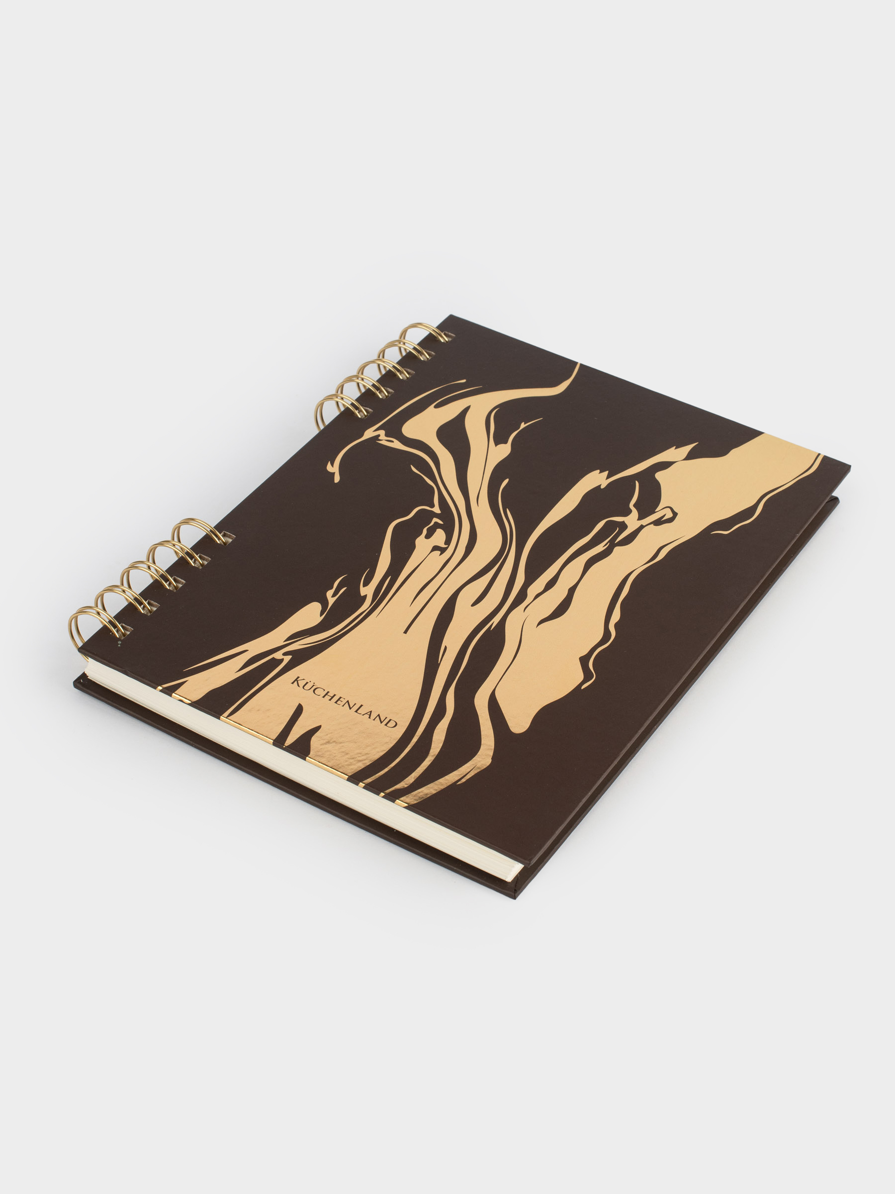 Блокнот для записей, 15х20 см, 100 л, на кольцах, картон, Разводы, Stationery, image-5