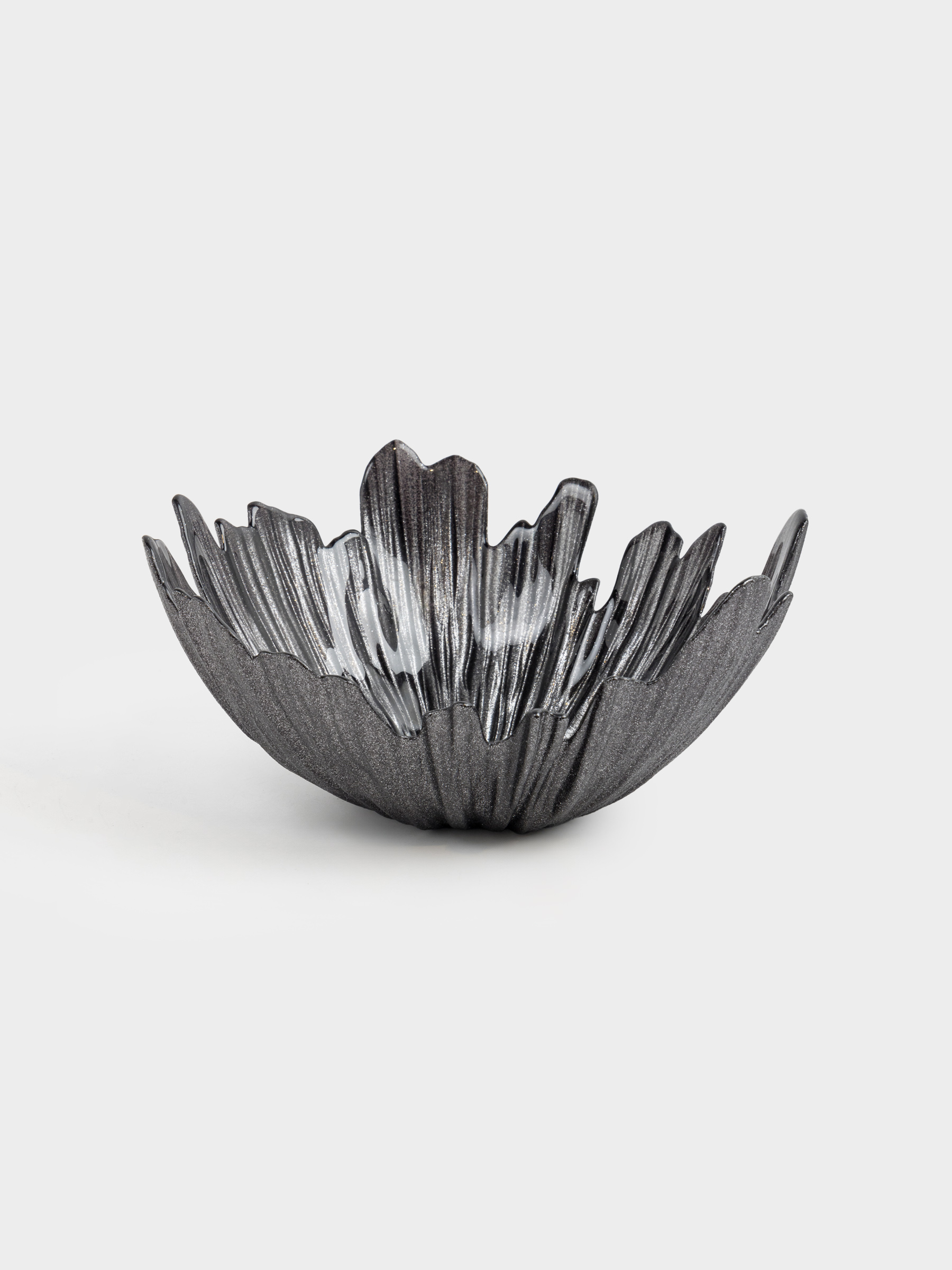 Ваза для фруктов, 26х12 см, стекло Р, серая, Verge, image-4