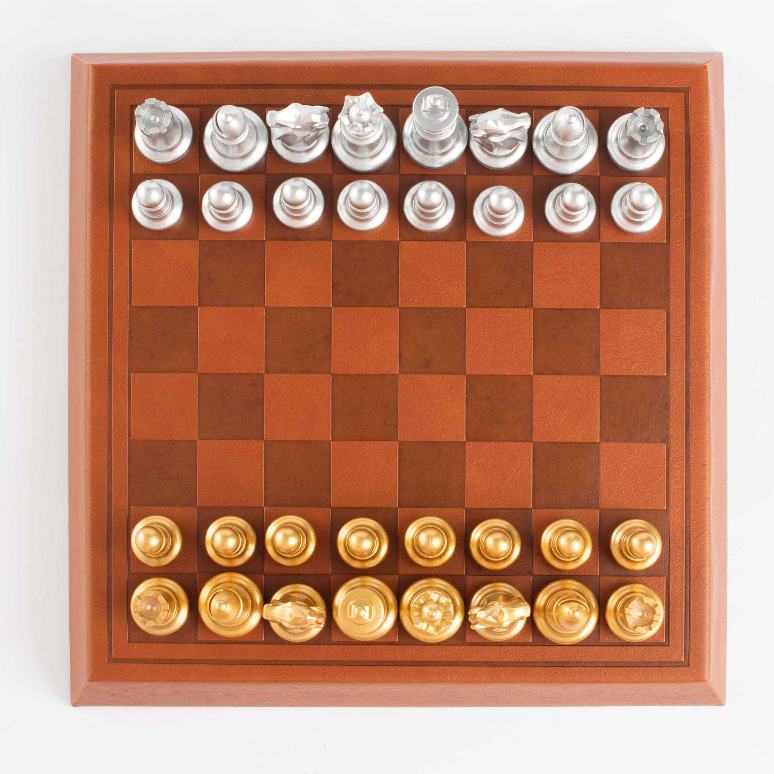 Игра настольная, 19х19 см, шахматы, искусственная кожа/МДФ, Hobby leather, image-2