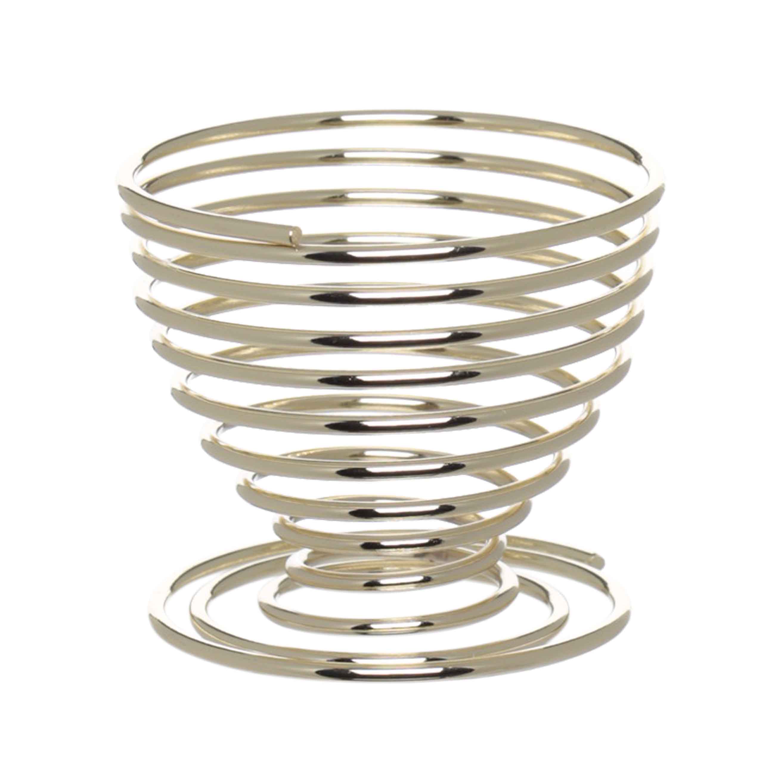 Жұмыртқа ұстағыш, 5 см, болат, алтын, Құйын, twist gold, image-0