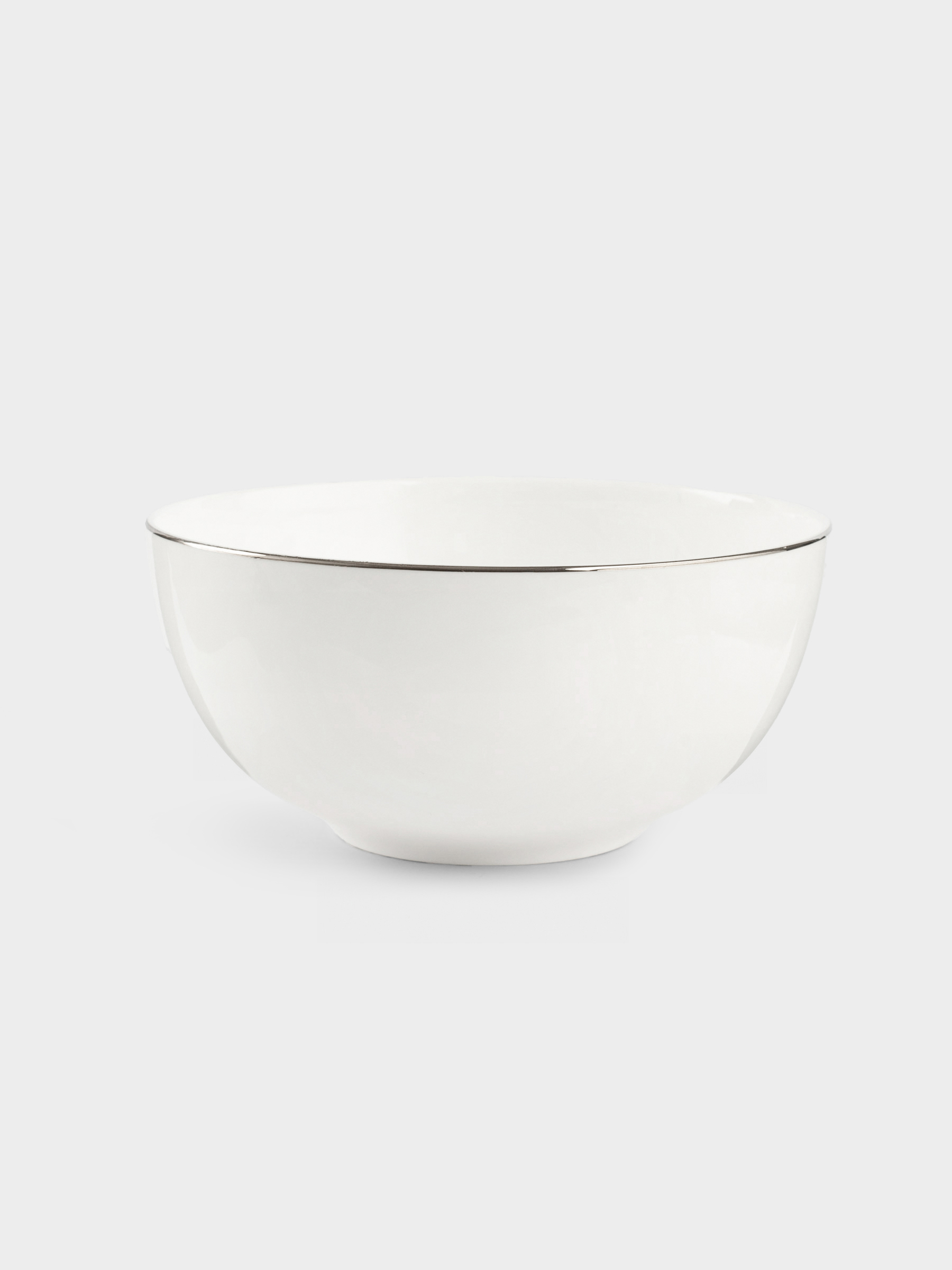 Салатник, 16х7 см, 800 мл, фарфор F, белый, Ideal silver, image-0
