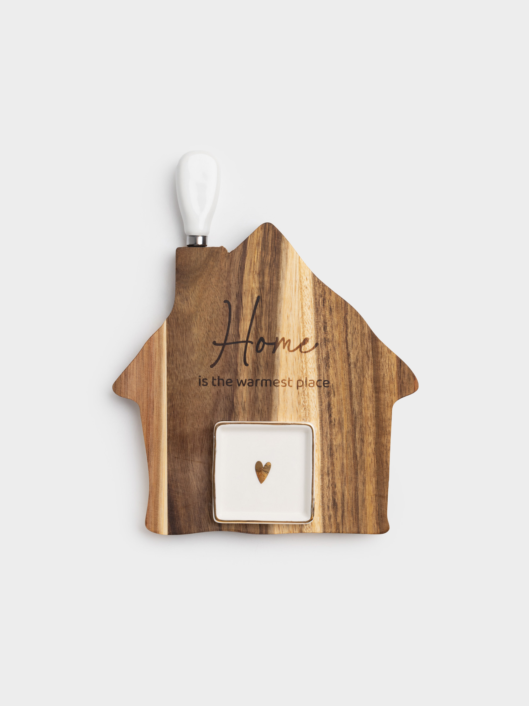 Ірімшікке арналған жиынтық, 3 зат, тақта-ыдыс/кесе, болат/ағаш/керамика, Үй, Noble tree, image-3