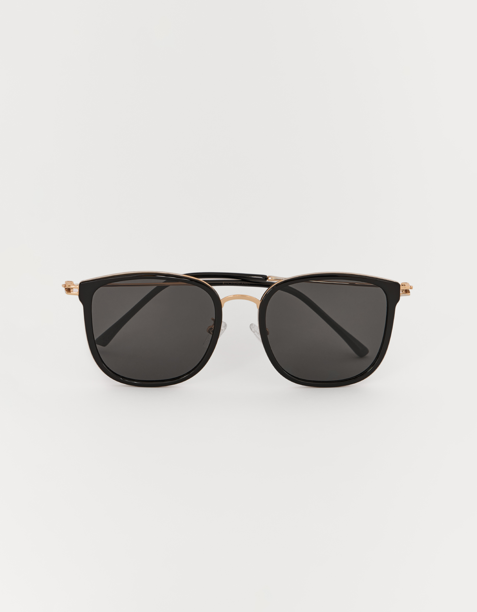 Очки солнцезащитные, пластик, прямоугольные, черные, Панто, Eyewear, image-0