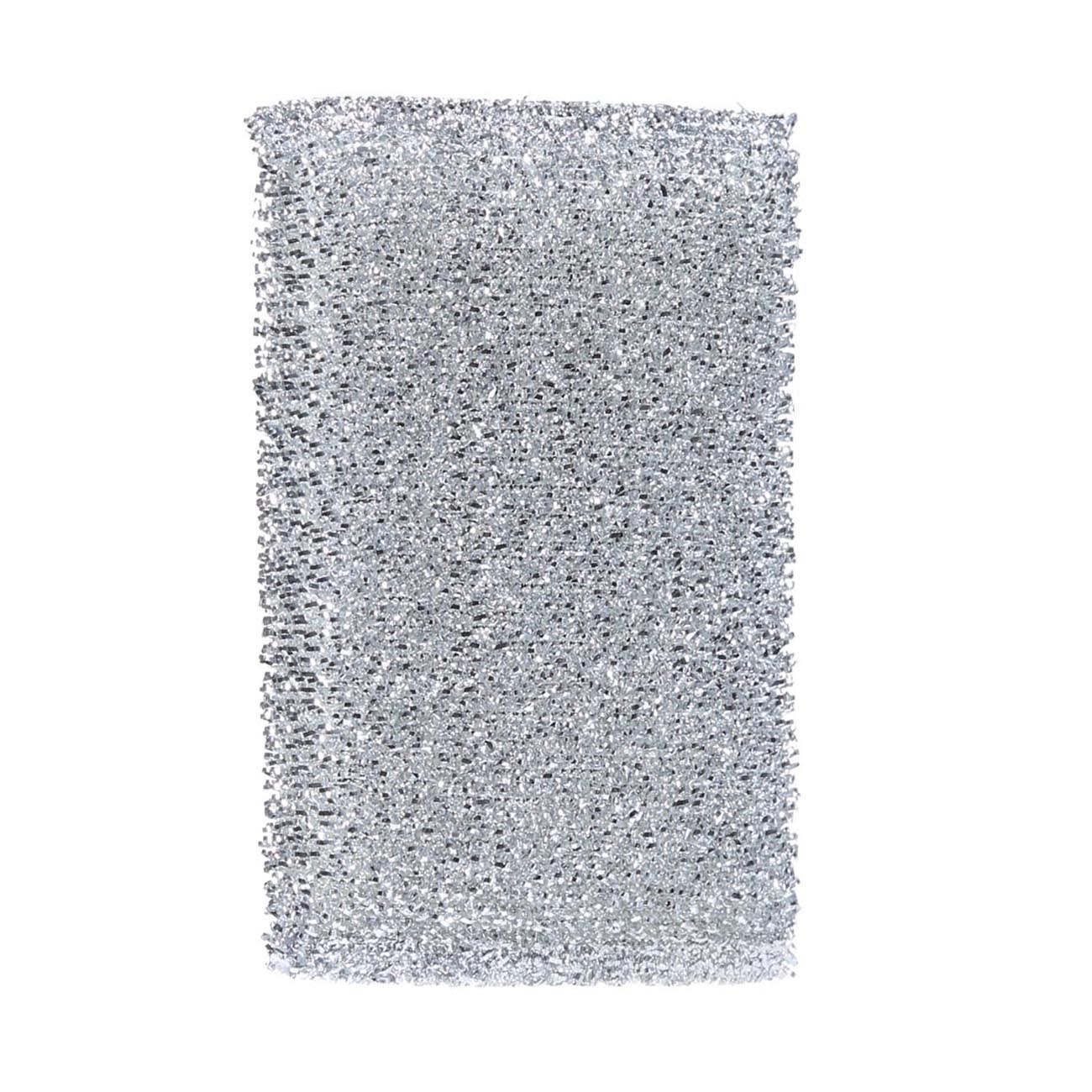 Ыдыс жууға арналған Губка, 12х8 см, дакрон, күміс, Clean, image-0