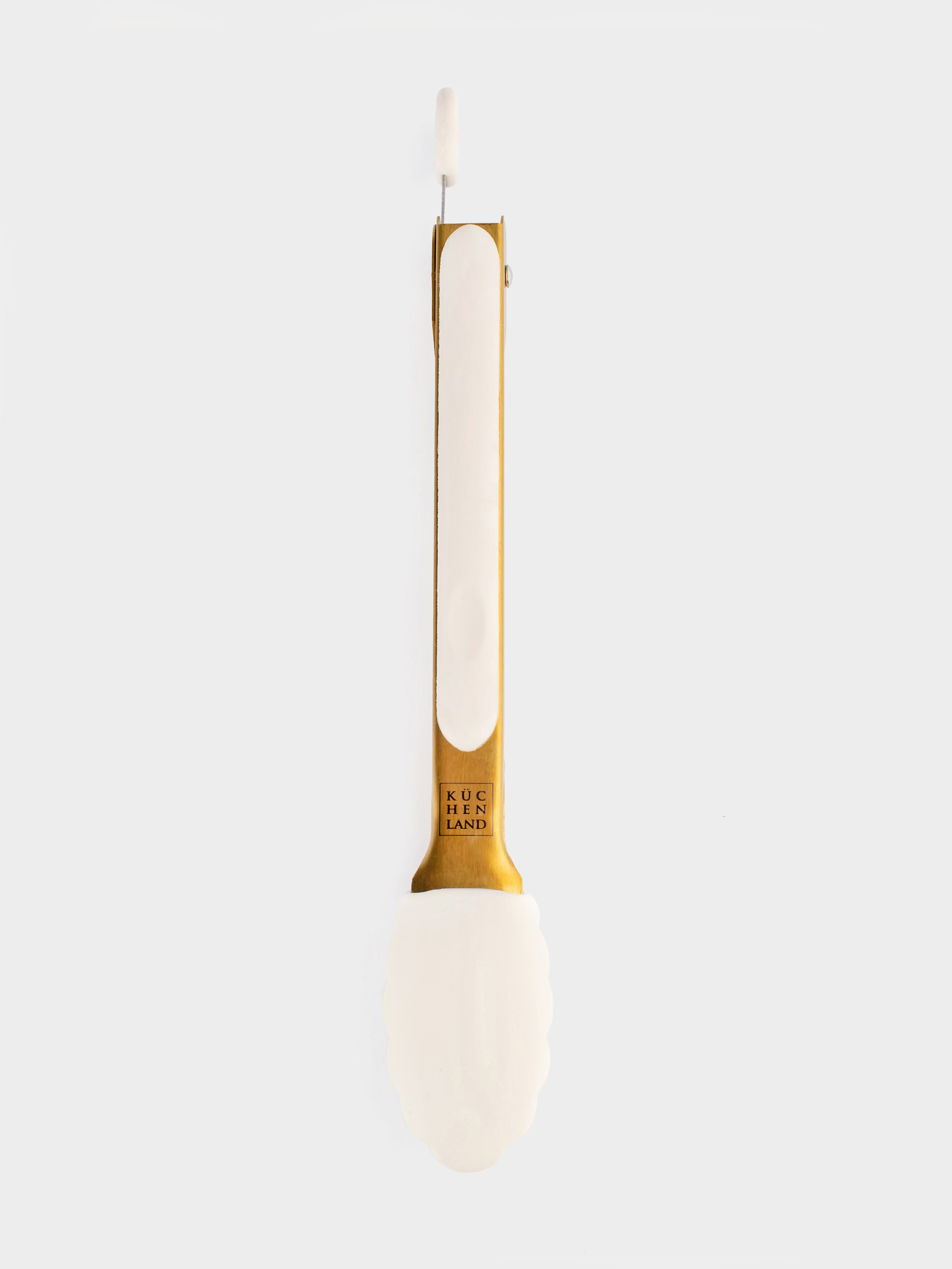 Ас үй қысқыштары, 27 см, Болат/силикон, алтын сүт, Bello gold, image-4