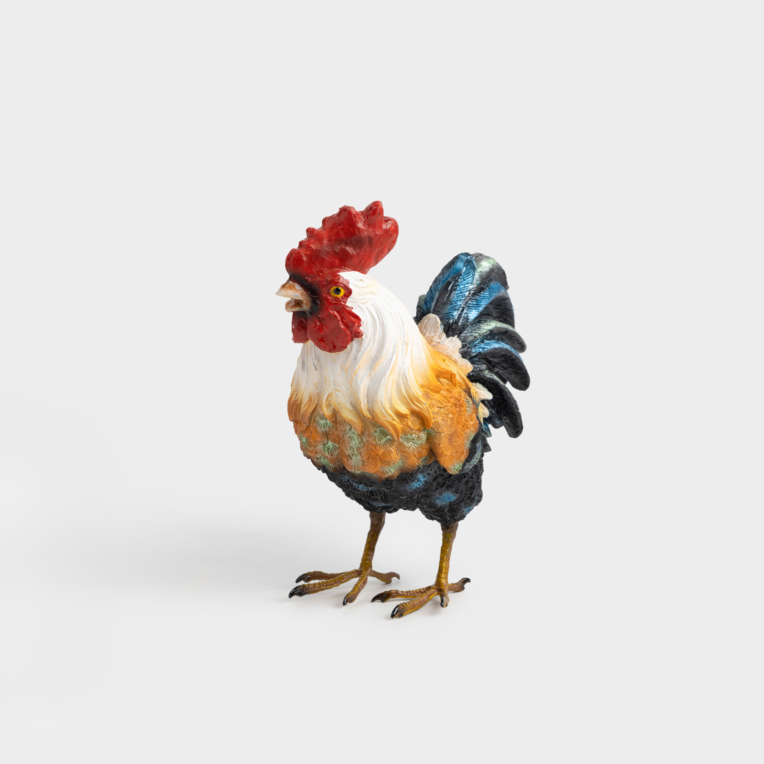 Мүсінше, 19 см, полирезин/металл, қоңыр және көк, Әтеш, Easter pullet