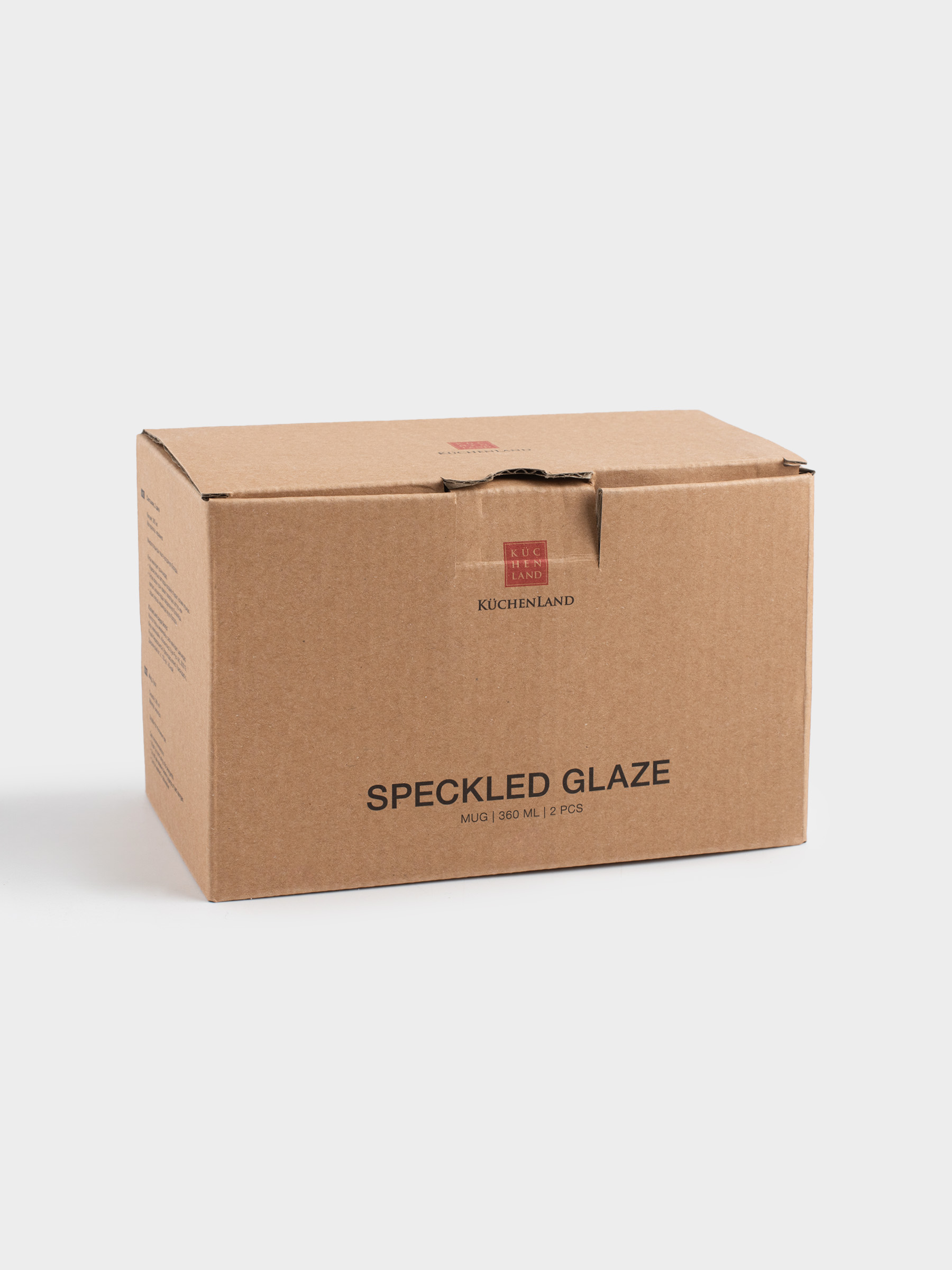 Саптыаяқ, 360 мл, 2 дана, керамика, сарғылт-қоңыр, дақты, Speckled glaze, image-8
