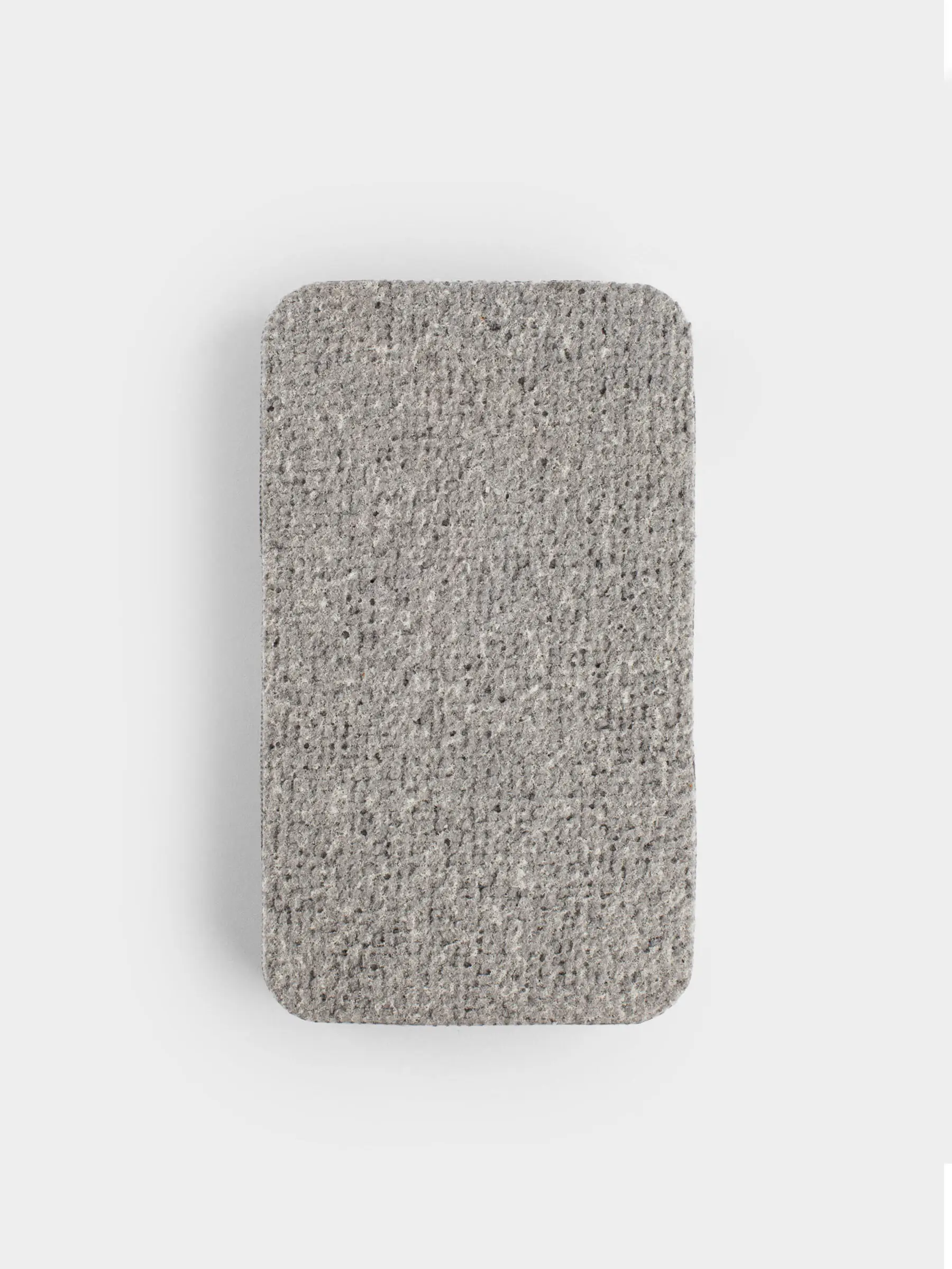 Тазалауға арналған губка-майлық, көпқабатты, 12х7 см, микрофибра, сұр, Clean