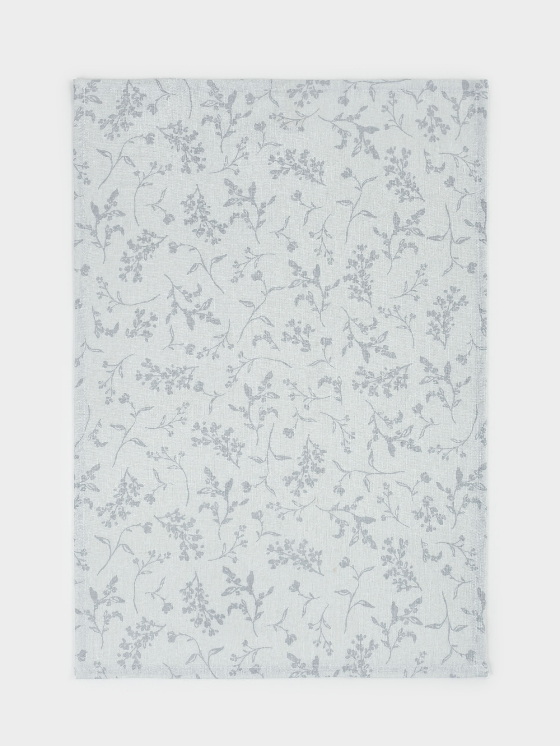 Полотенце кухонное, 40х60 см, хлопок, серое, Сухоцветы, Meadow, image-0