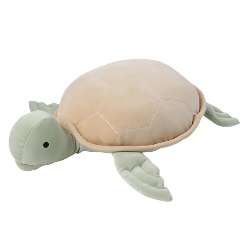 Подушка декоративная, 50 см, спандекс, коричнево-зеленая, Черепаха, Aquatic animals ,image-0
