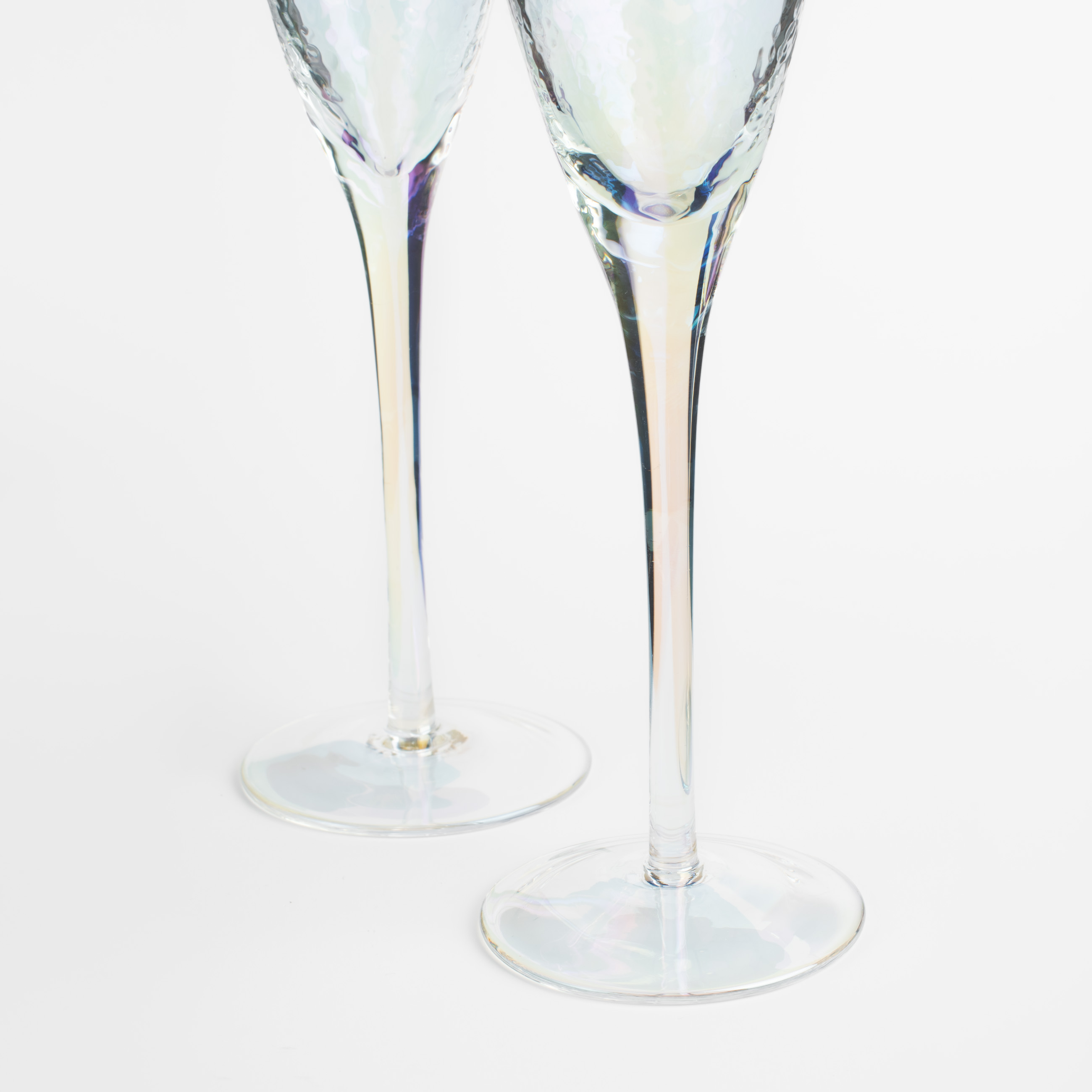 Шампан бокалы, 275 мл, 2 дана, шыны, меруерт, Ripply polar изображение № 4