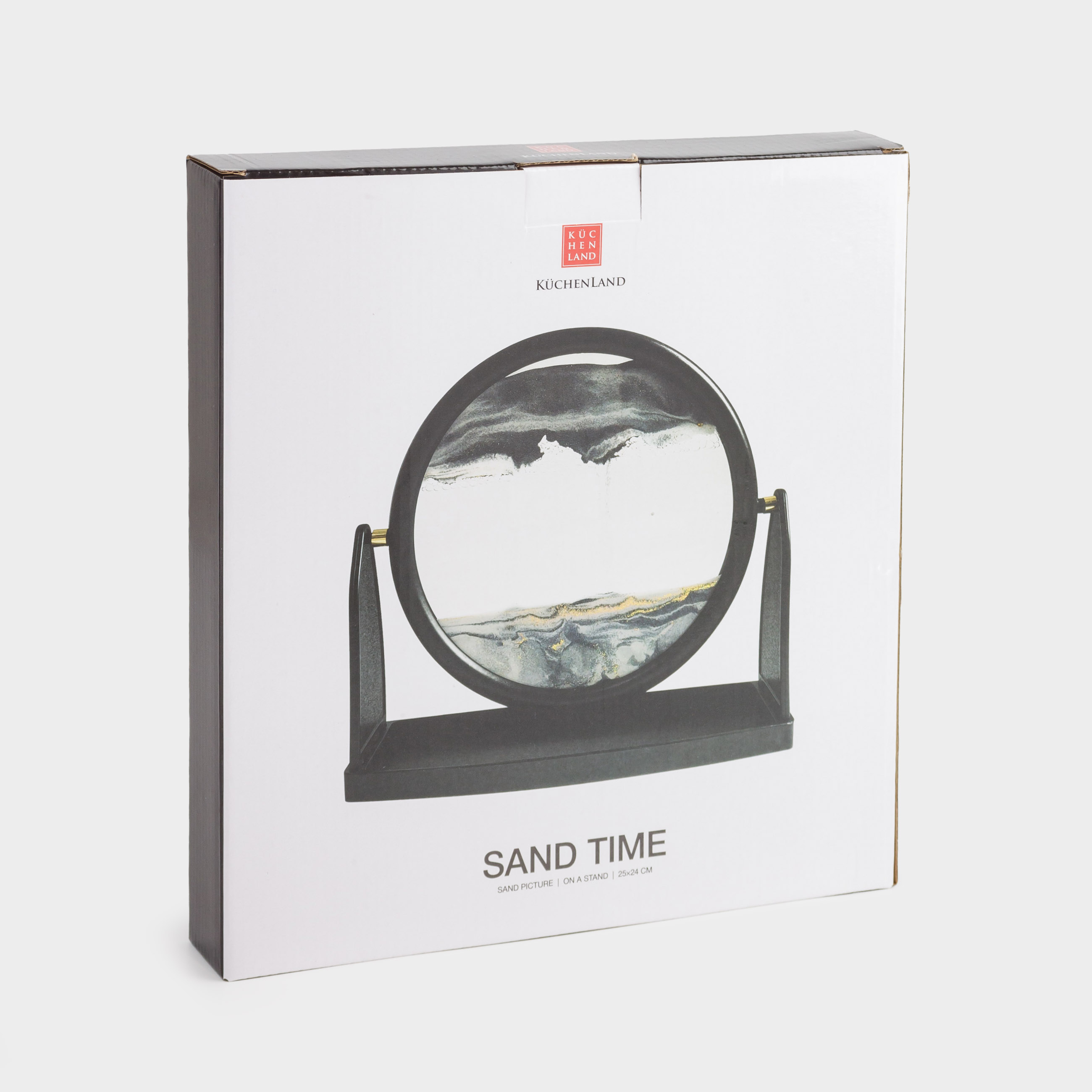 Картина песочная, 25х24 см, на подставке, стекло/пластик, Sand time, image-3
