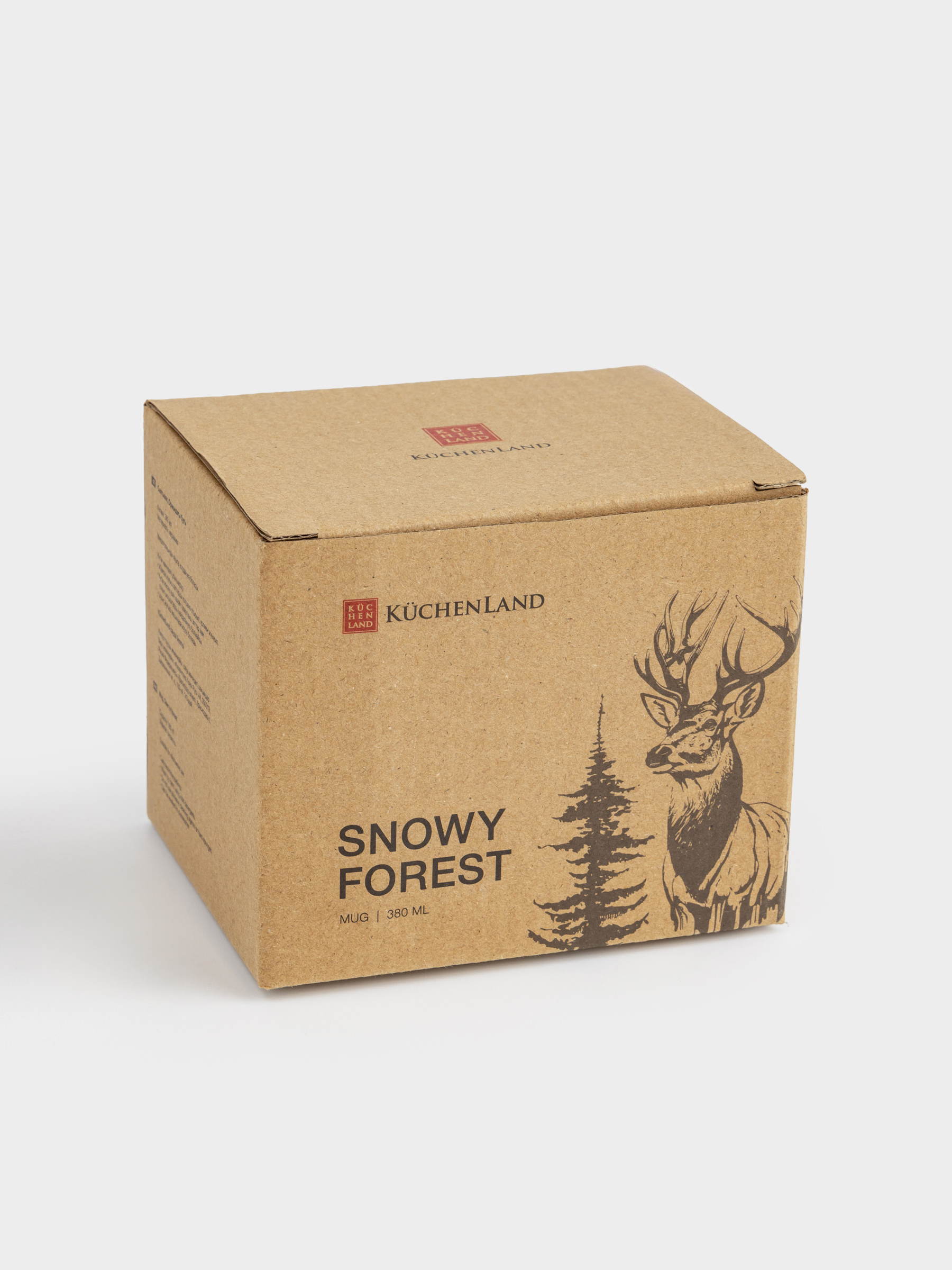 Саптыаяқ, 380 мл, керамика, түс, Дизайн, Snowy forest, image-5
