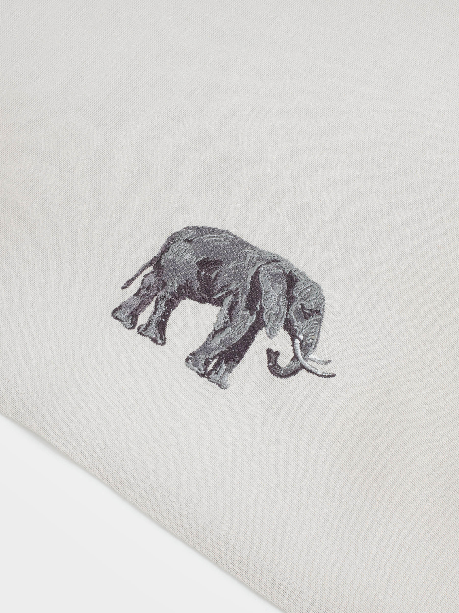 Полотенце кухонное, 40х60 см, хлопок, серое, Слон, Elephant, image-4