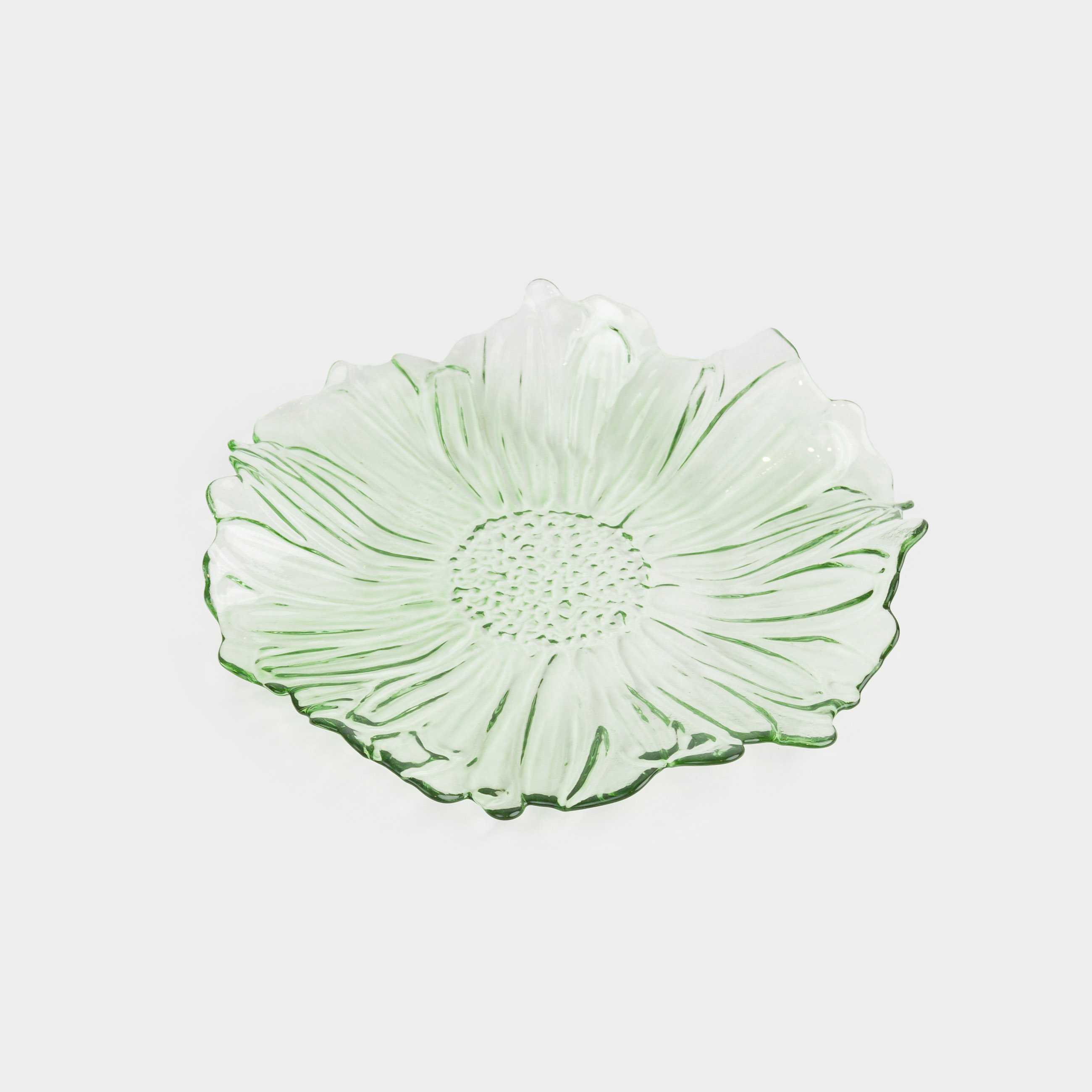 Ыдыс, 20 см, шыны Р, жасыл, Гүл, Fleur color, image-0