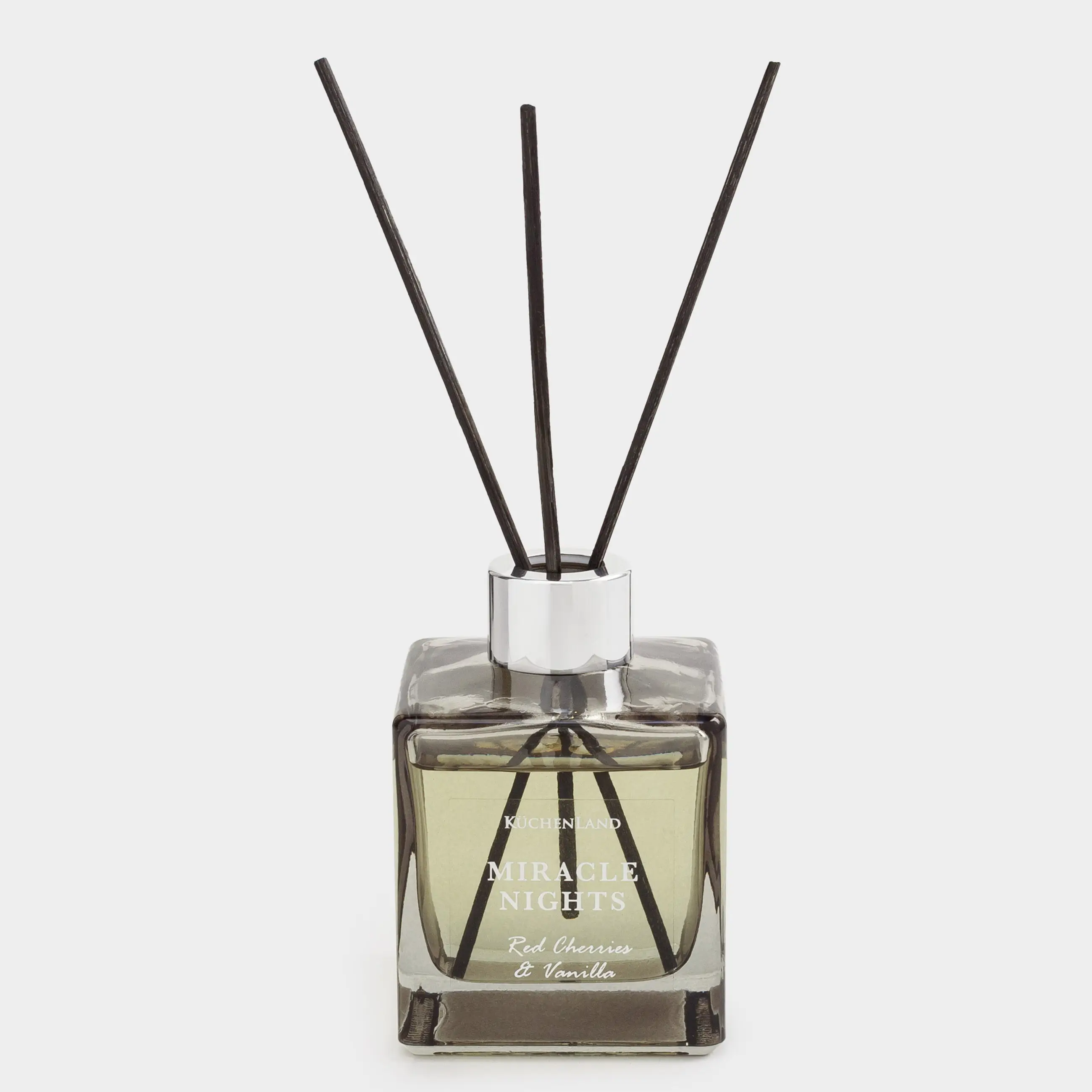 Ароматический диффузор, 150 мл, серый, Red Cherries & Vanilla, Miracle nights, image-0