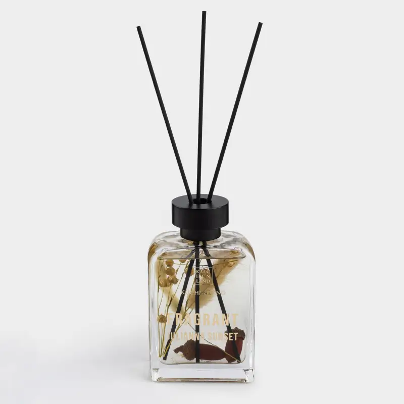 Хош иісті диффузор, 200 мл, кептірілген Floralsмен, Julianna Sunset, Fragrant