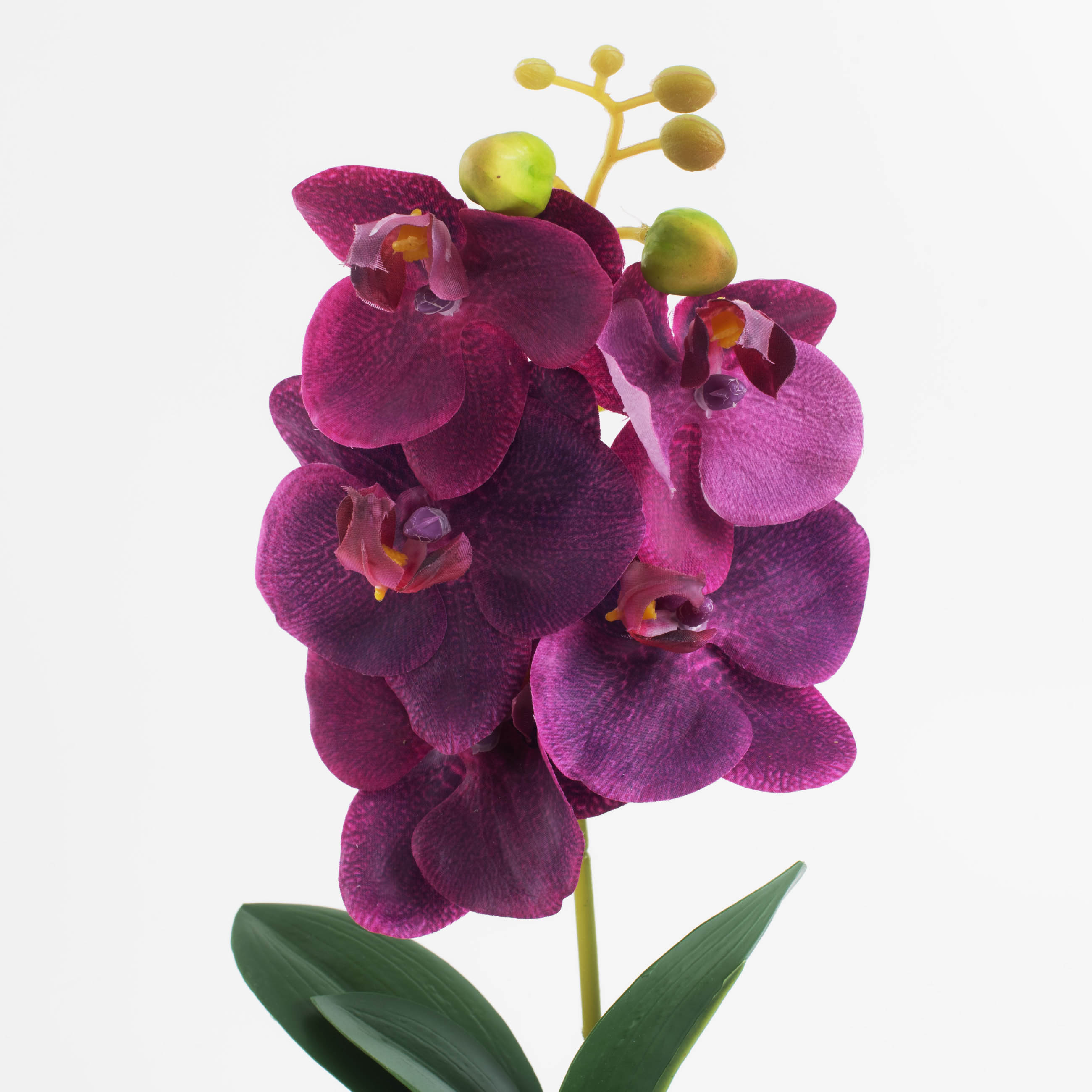 Жасанды өсімдік, 35 см, құмырада, полиэстер / керамика, қызғылт орхидея, Orchid изображение № 2
