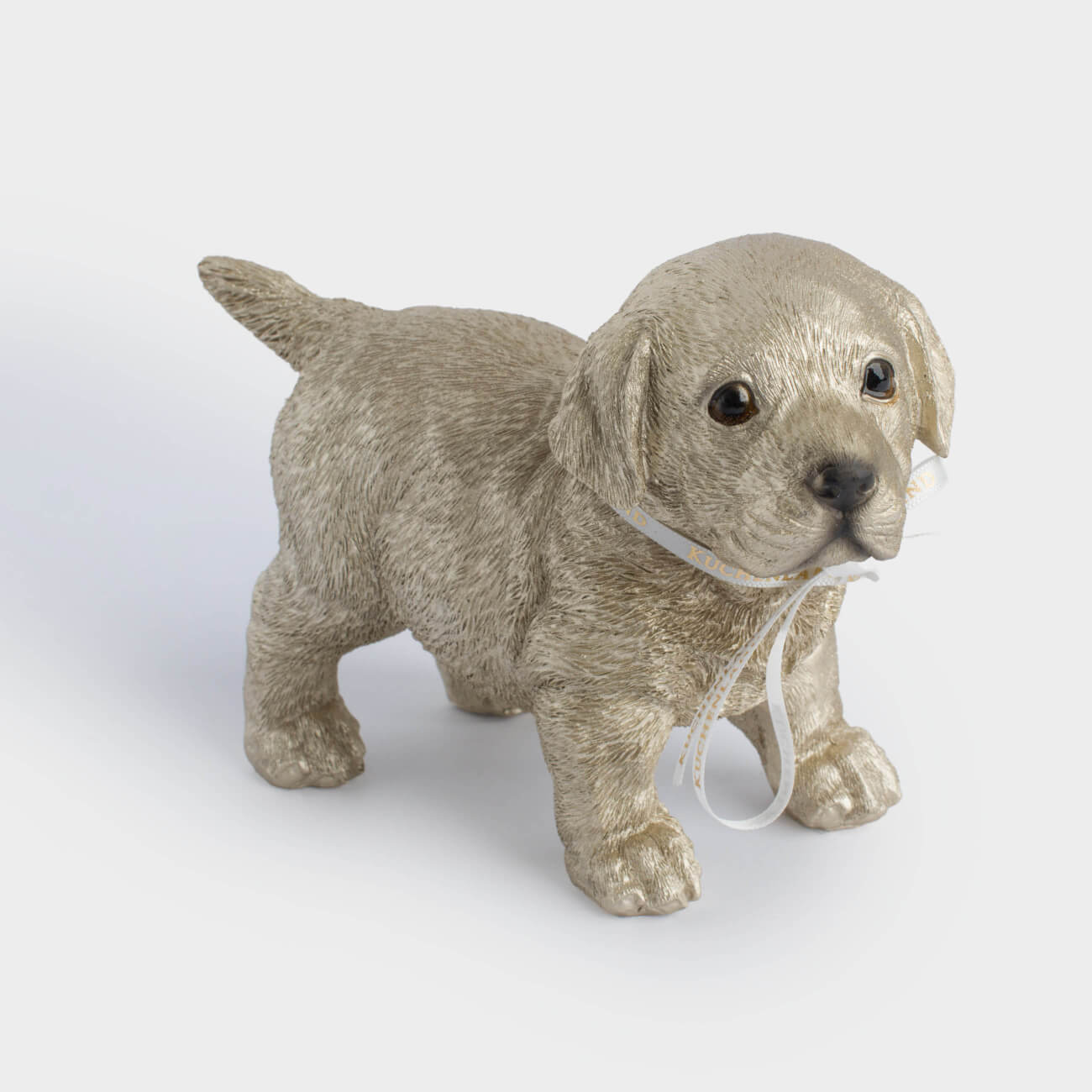 Статуэтка, 15х11 см, полирезин, золотистая, Лабрадор, Dog, image-0