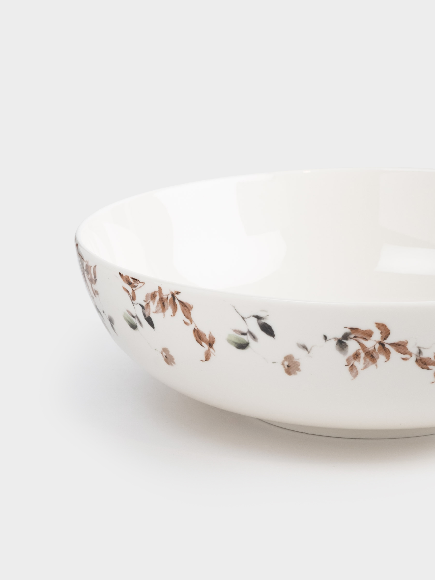 Тарелка суповая, 19х6 см, 2 шт, фарфор N, Осенние цветы, Refined floral, image-6