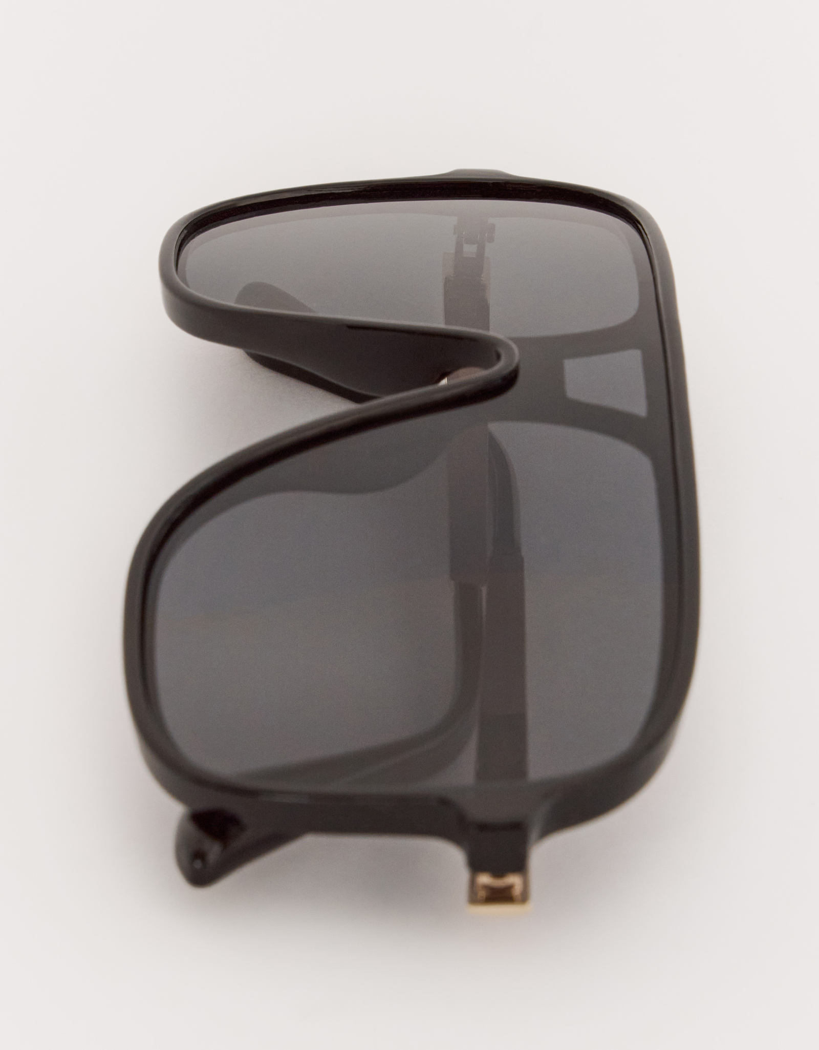 Очки солнцезащитные, пластик, прямоугольные, черные, Авиаторы, Eyewear, image-2