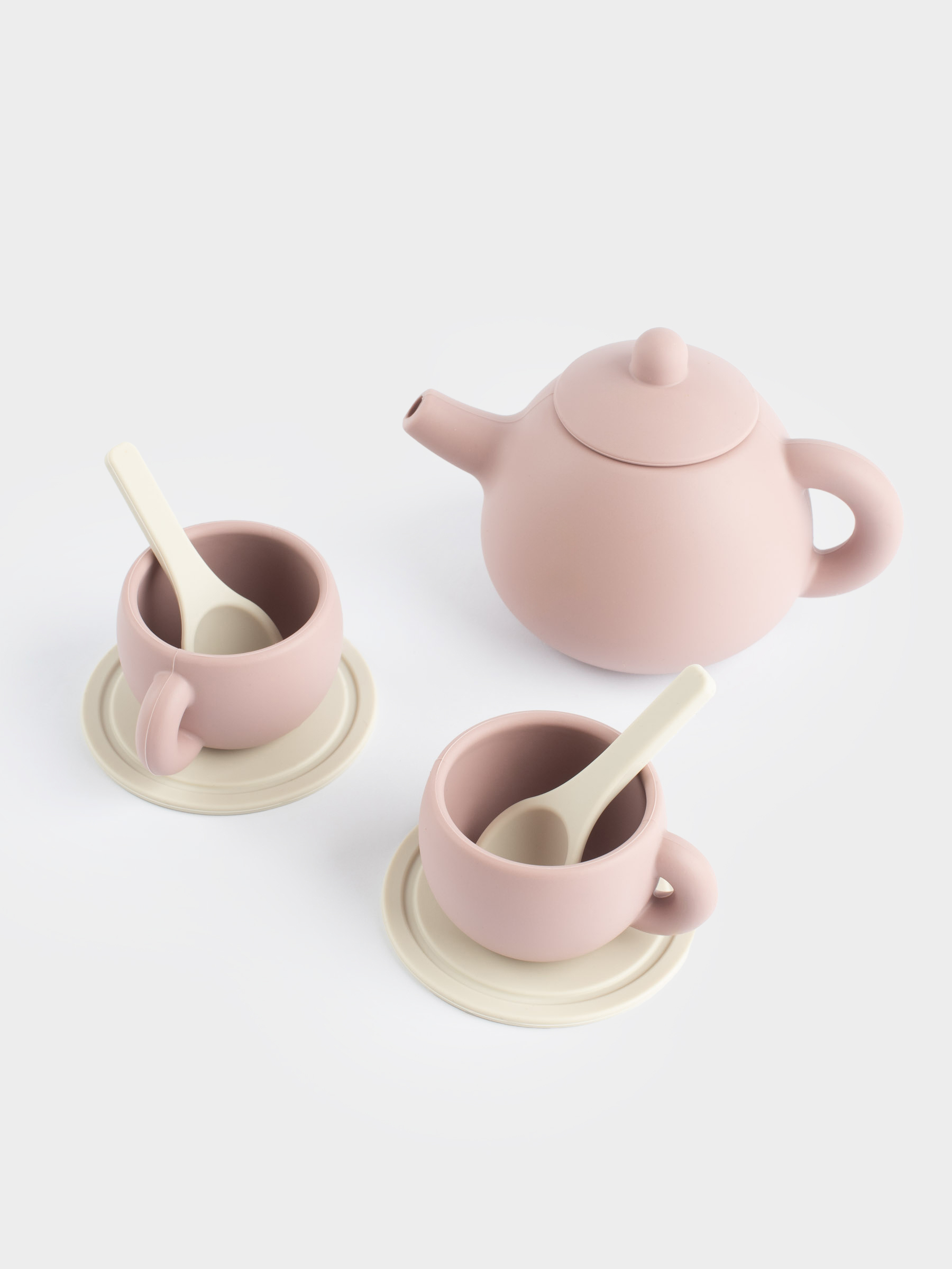 Набор игровой, детский, 7 пр, силикон, цветной, Чайный сервиз, Kiddy, image-2
