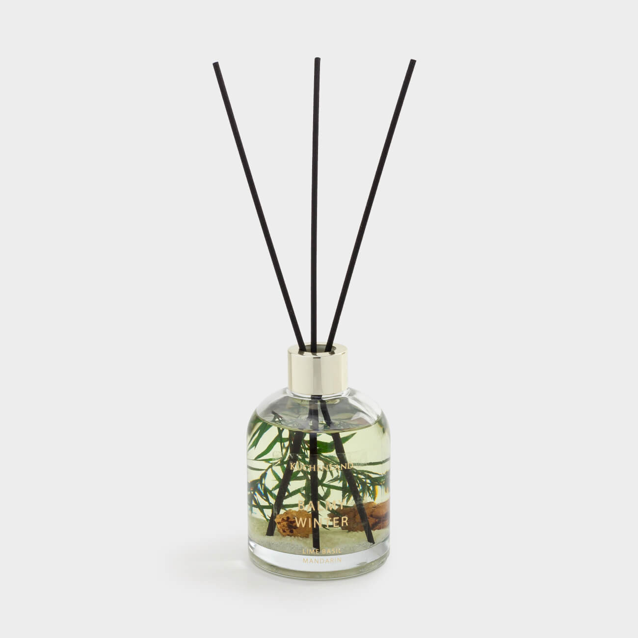 Ароматический диффузор, 180 мл, с сухоцветами, Lime Basil Mandarin, Balmy winter, image-0