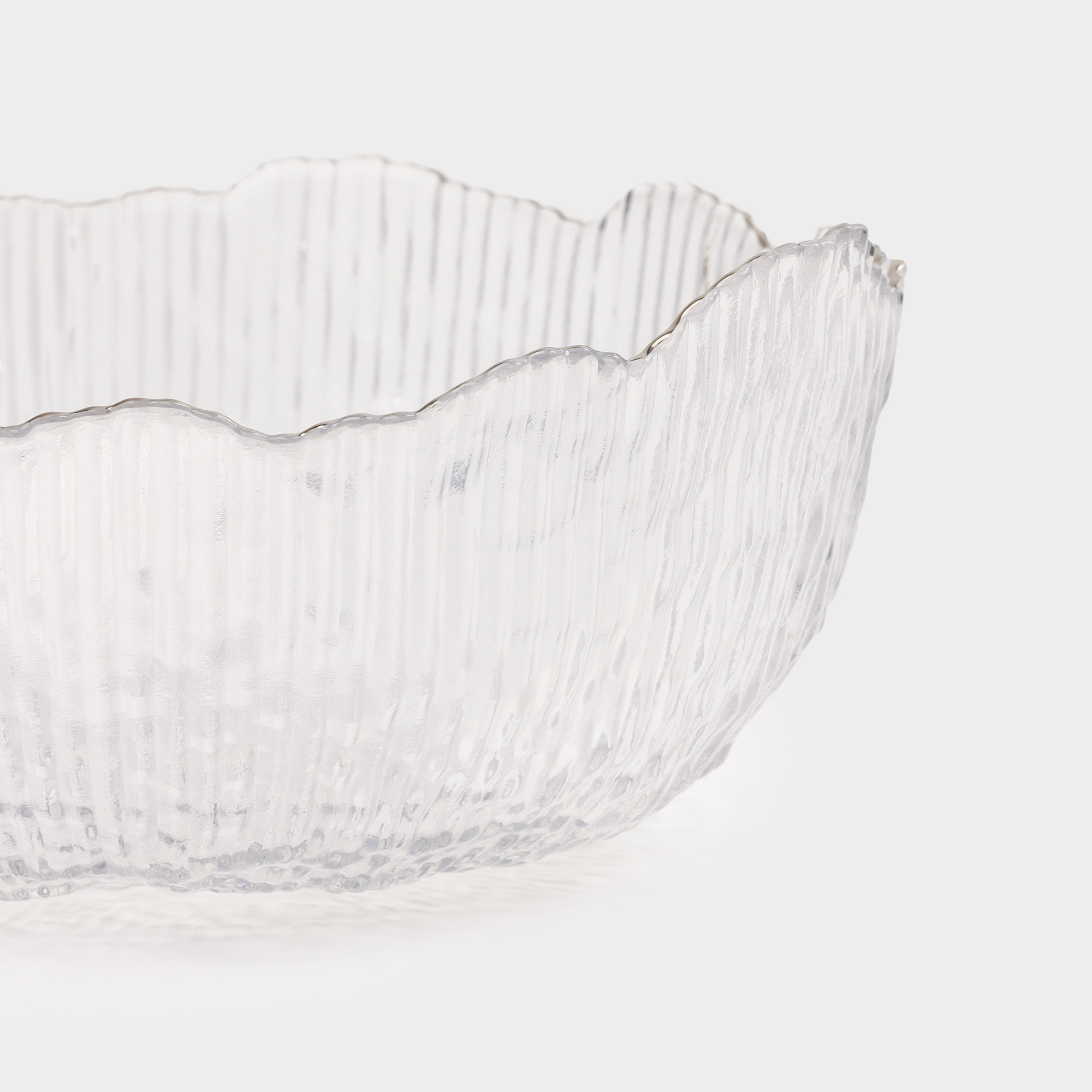 Салатник, 20х9 см, 1,3 л, стекло Р, с серебристым кантом, Argos silver, image-4