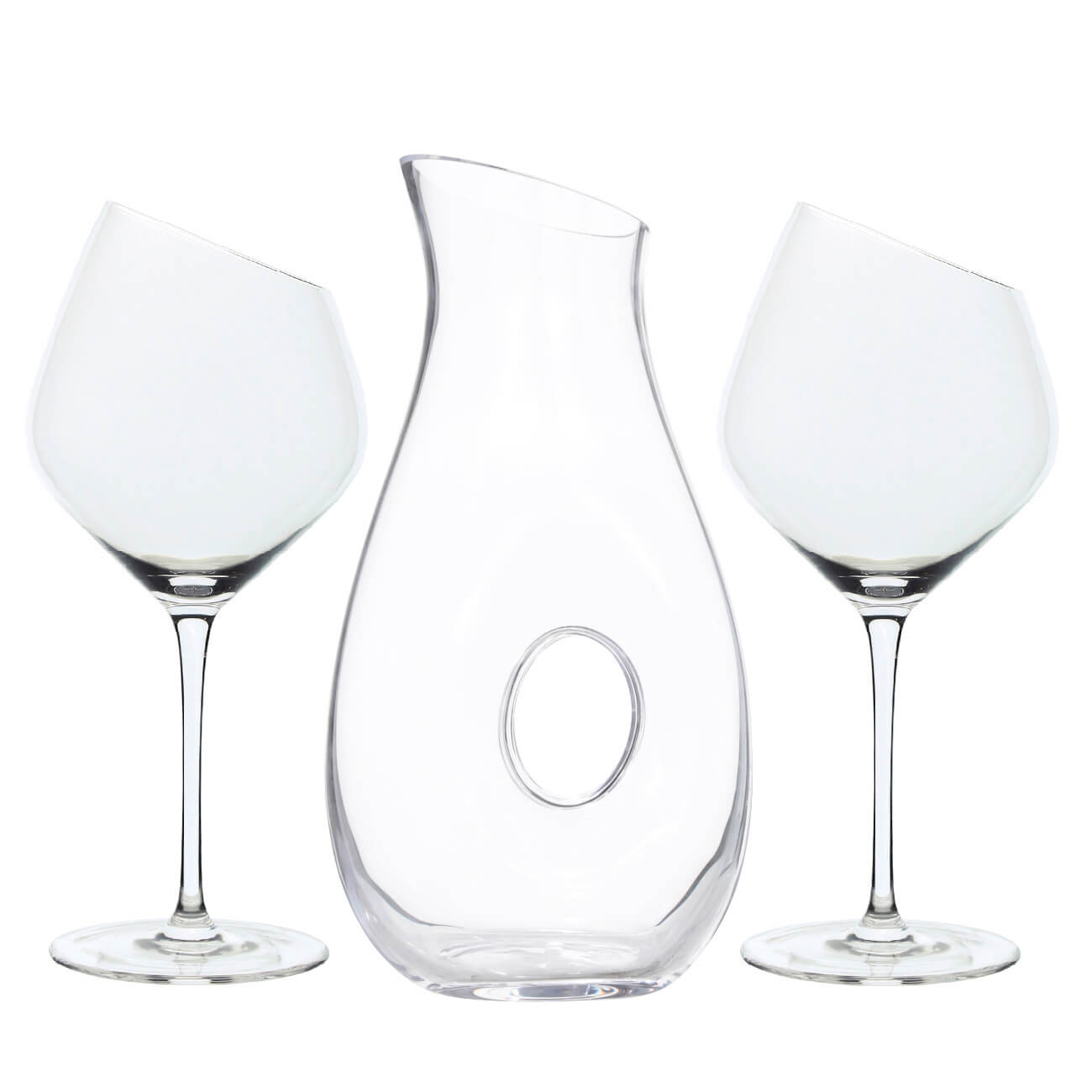 Набор для вина, 2 перс, 3 пр, с декантером, стекло, Charm L  изображение № 1