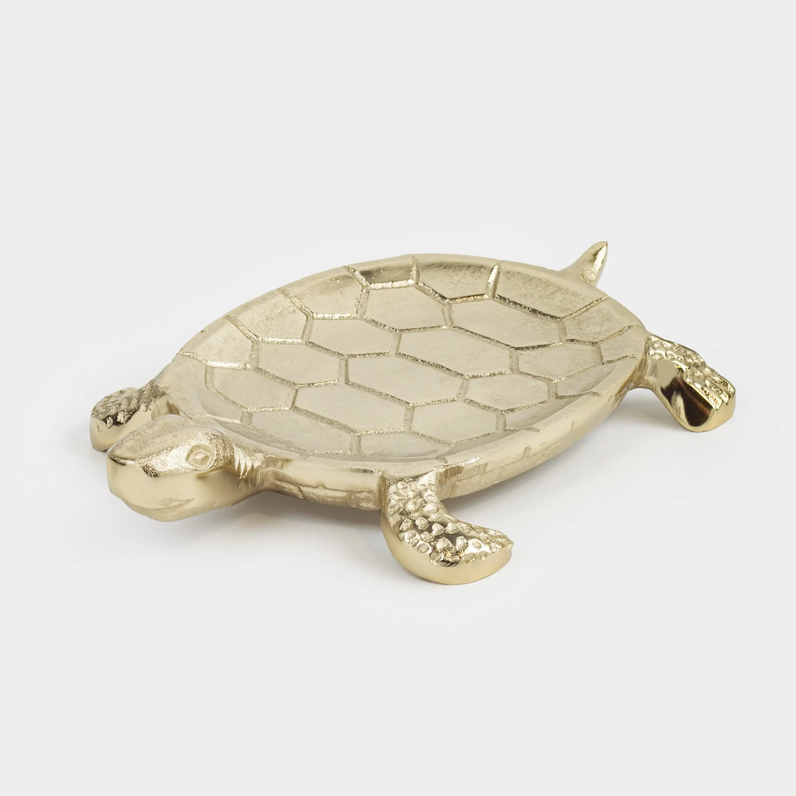Сәндік ыдыс, 24х15 см, металл, алтын, Тасбақа, Grand turtle