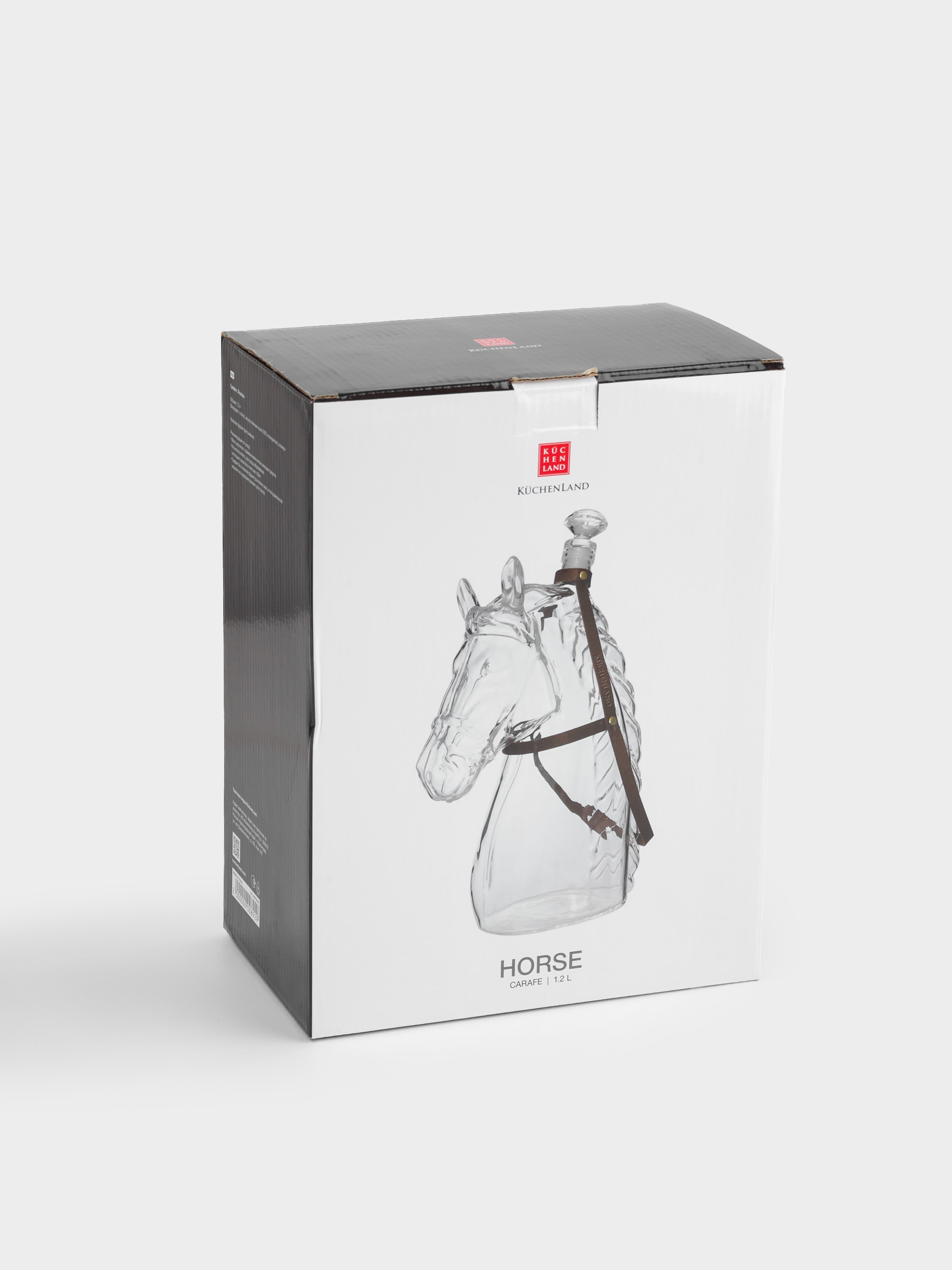 Графин, 1,2 л, стекло/полиуретан, Лошадь, Horse, image-4