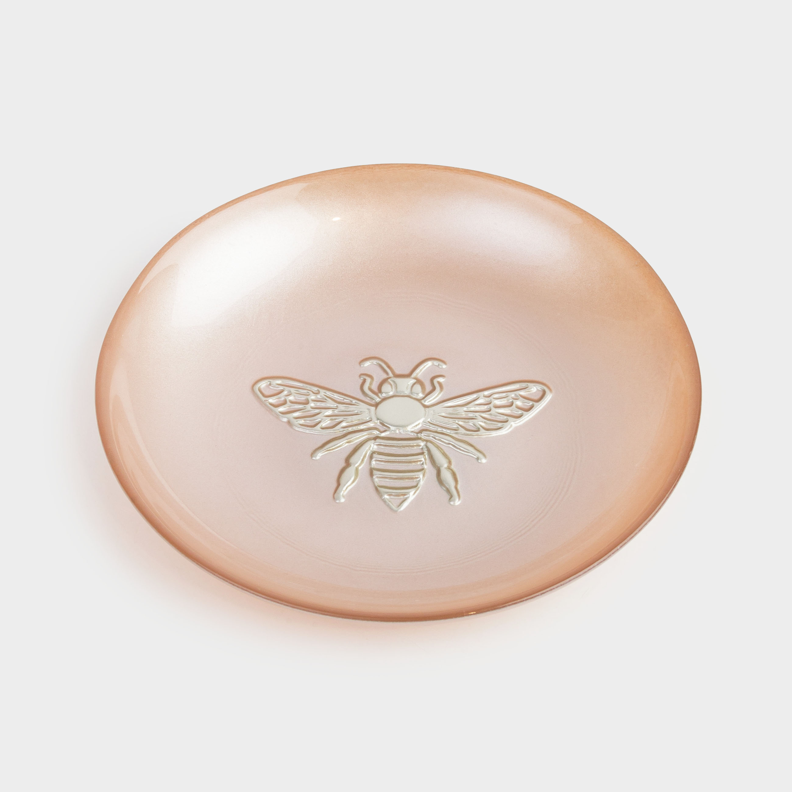 Тарелка десертная, 15 см, стекло, коричневая, Пчела, Honey, image-1