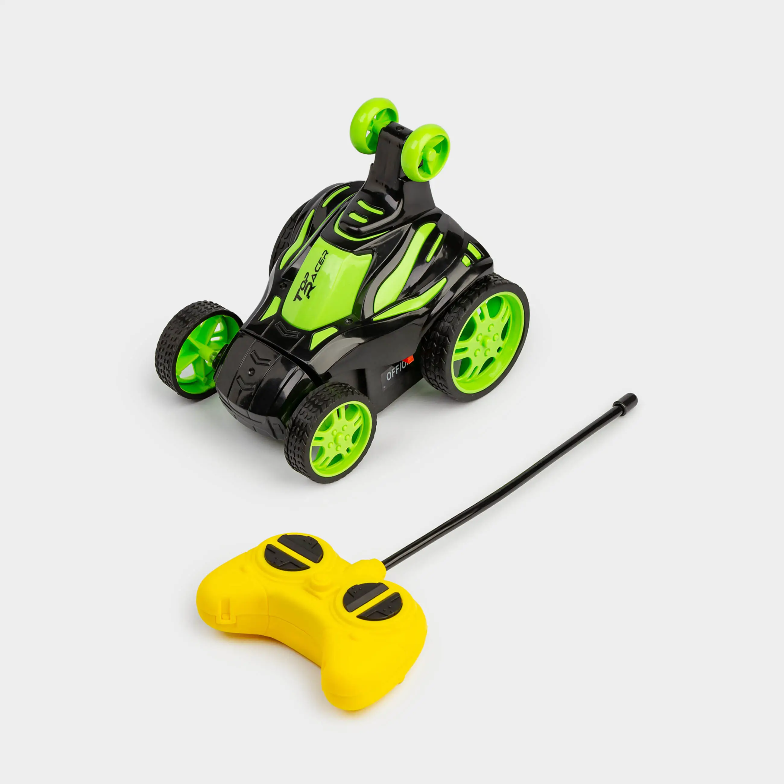 Ойыншық, 12х11 см, радиобасқарылатын, пластик, жасыл, Көлік, Kids cars