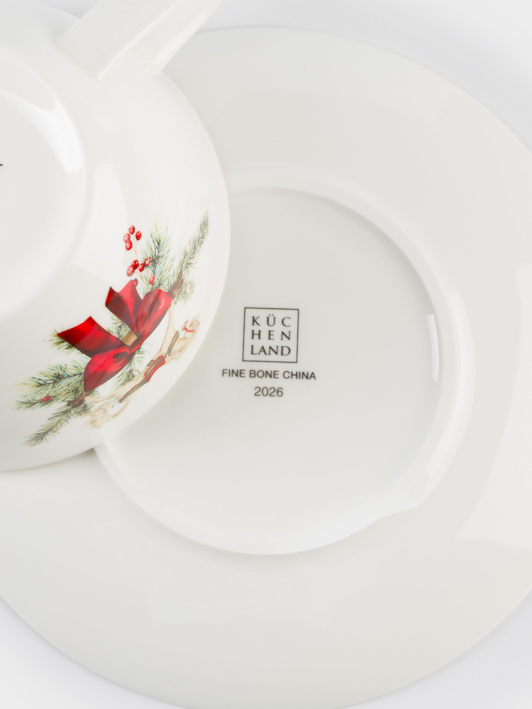 Пара чайная для завтрака, 1 перс, 2 пр, 480 мл, фарфор F, Лошадка, Christmas miracle classic, image-5