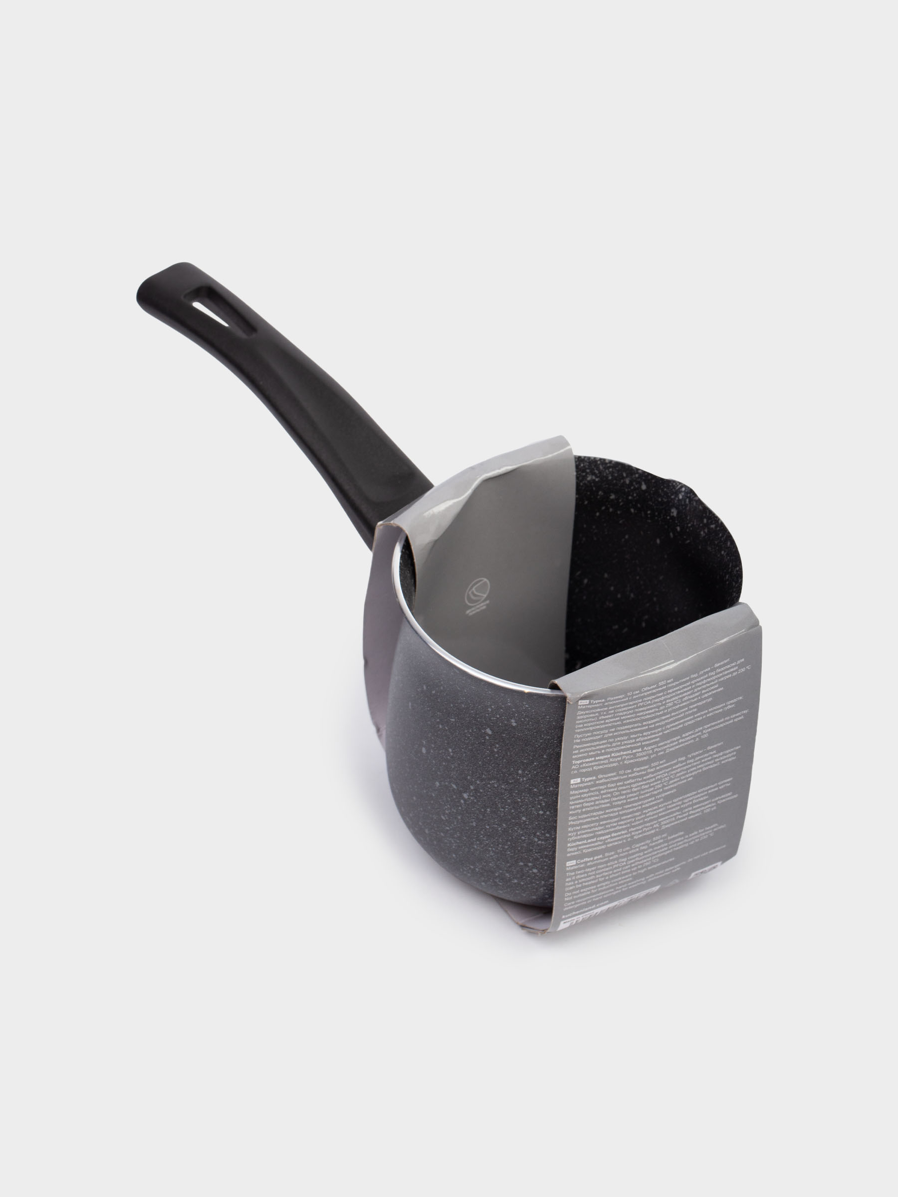 Турка, 600 мл, жабыны бар, алюминий, Proper, image-4