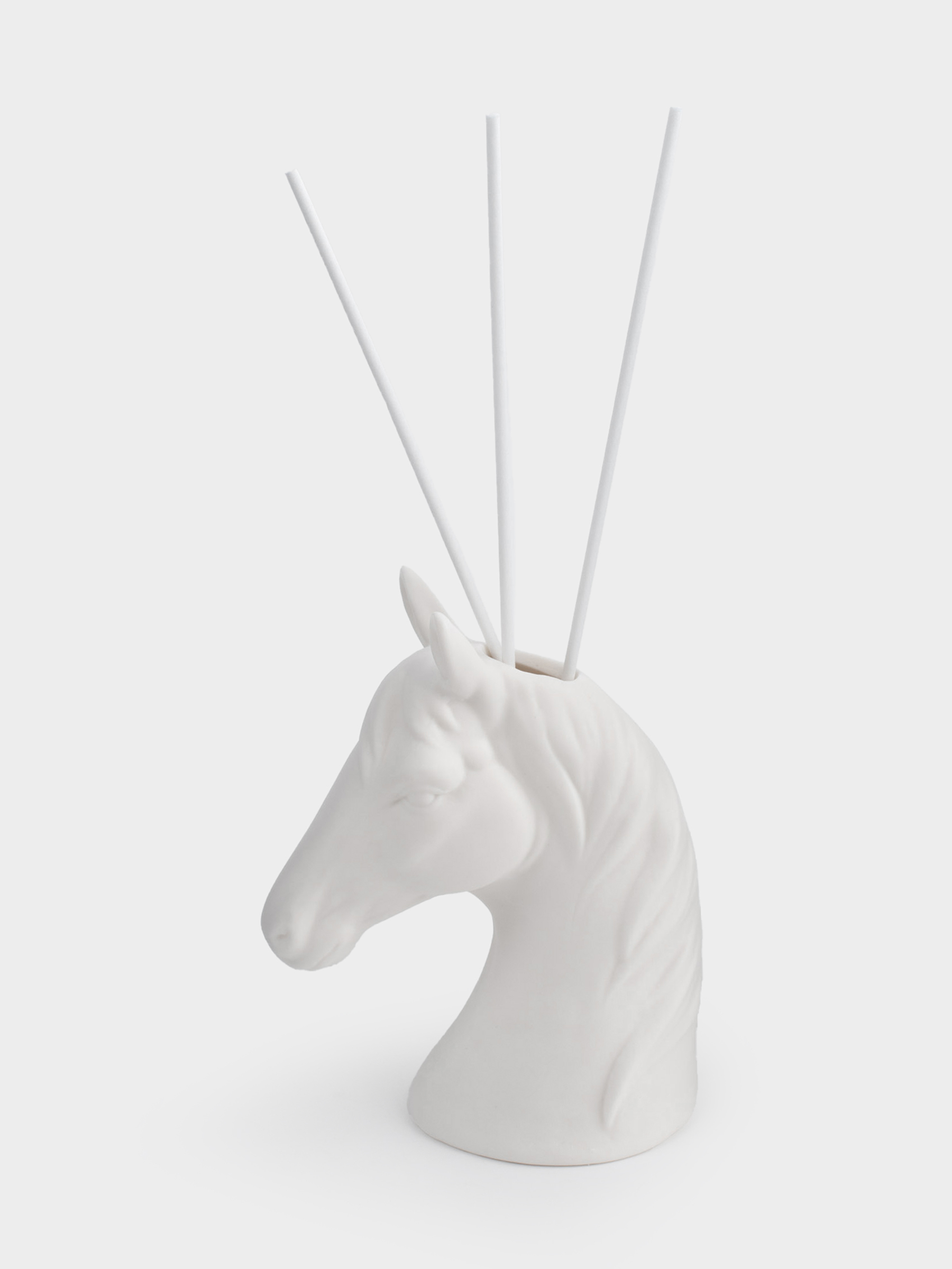 Ароматический диффузор, 100 мл, керамика, белый, Sandalwood musk, Лошадь, Horse white, image-0