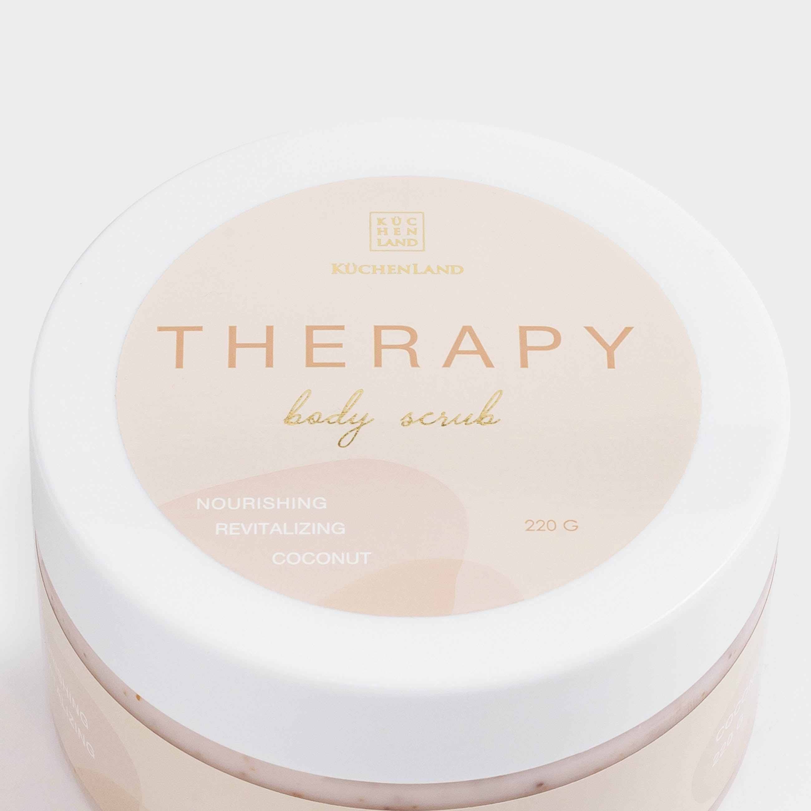 Денеге арналған скраб, 220 г, нәрлендіреді, Кокос, Therapy, image-2