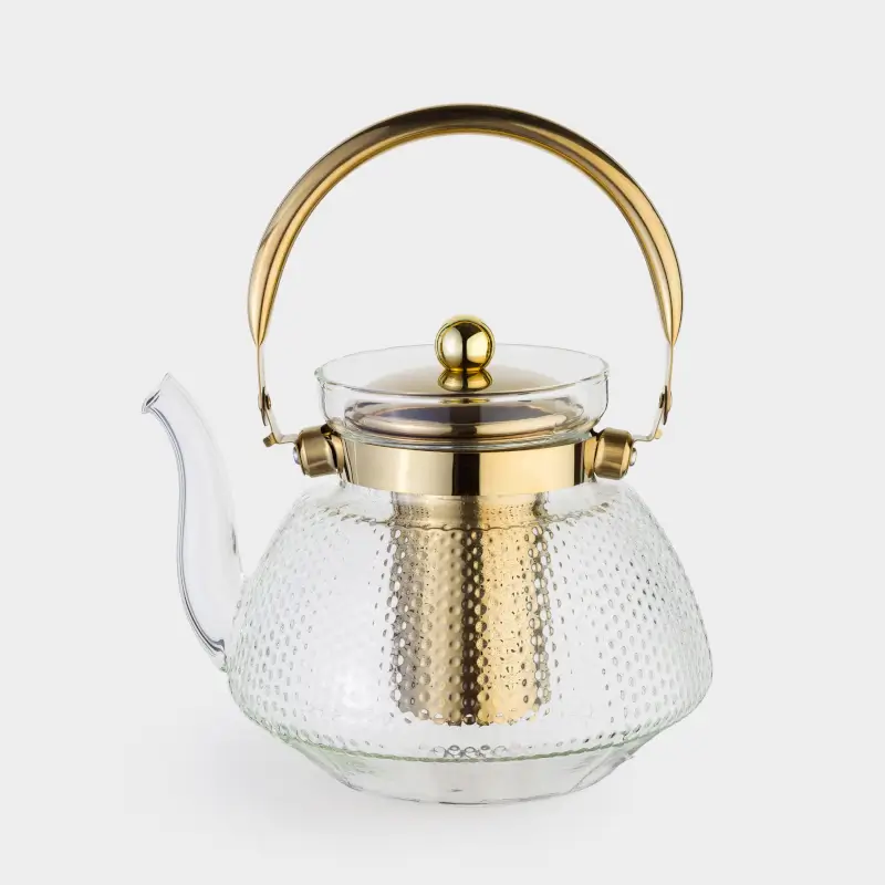 Шайнек, 1,3 л, шыны Б/болат, алтын, Classic gold ,image-0