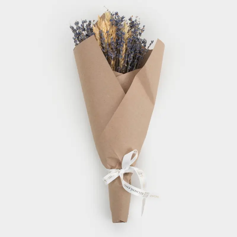 Букет декоративный, 35 см, сухоцветы, Лаванда и пшеница, Dried flower ,image-0