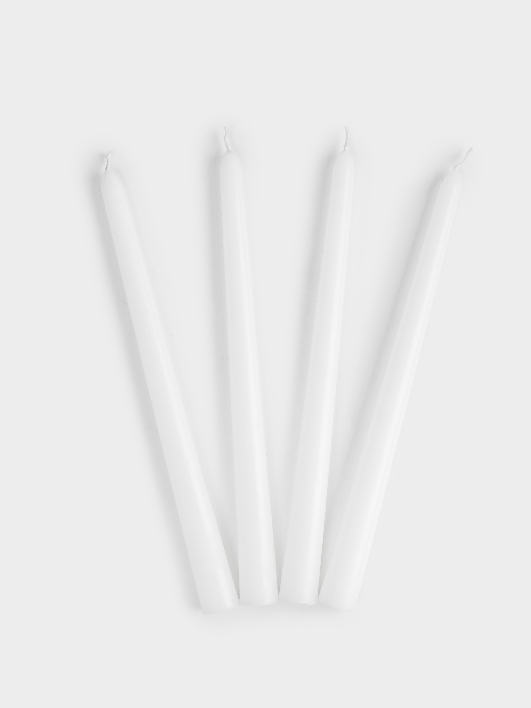 Свеча, 26 см, 4 шт, тонкая, Luxury white, image-2