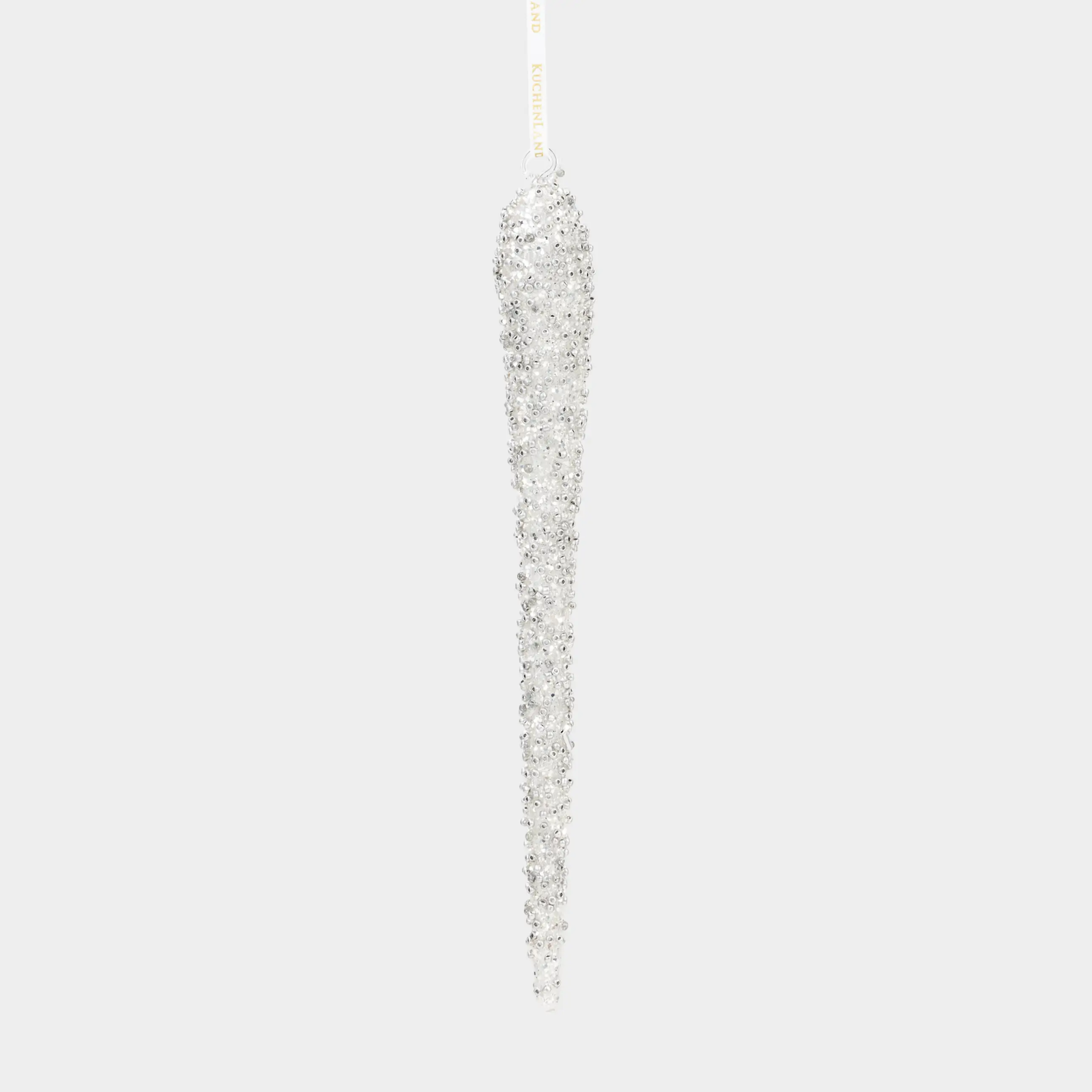 Шырша ойыншығы, 24 см, шыны, Хрусталь мұз, Figure sparkle