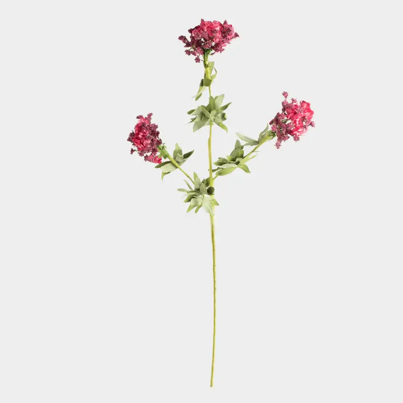 Ветка декоративная, 73 см, пенопласт/бумага, Розовые цветы, Flower garden ,image-0