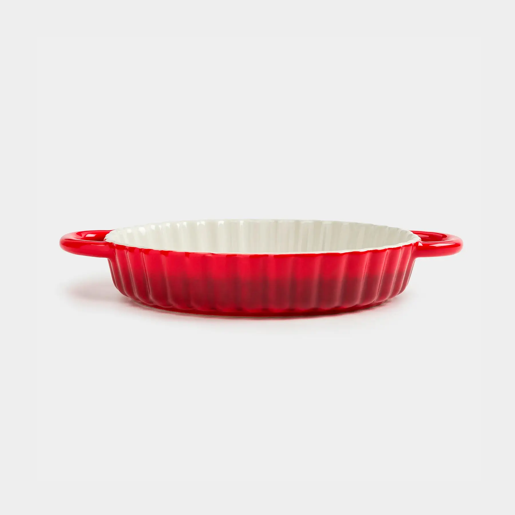 Форма для запекания, 22 см, керамика, круглая, бордовая, Градиент, Cakes gradient