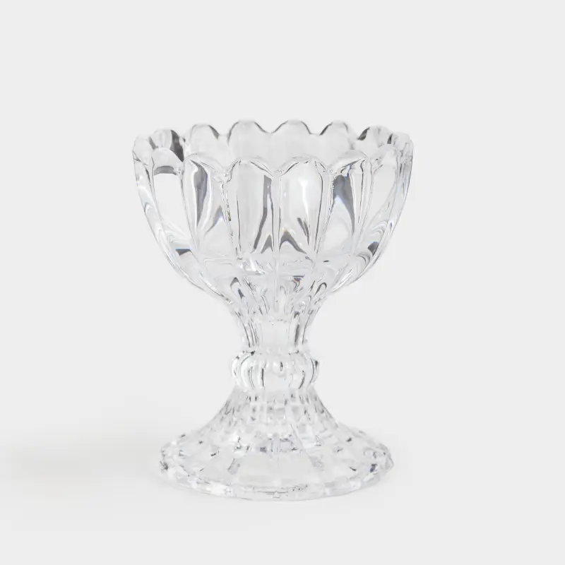 Подставка для яйца, 7 см, стекло, Clear pattern ,image-0
