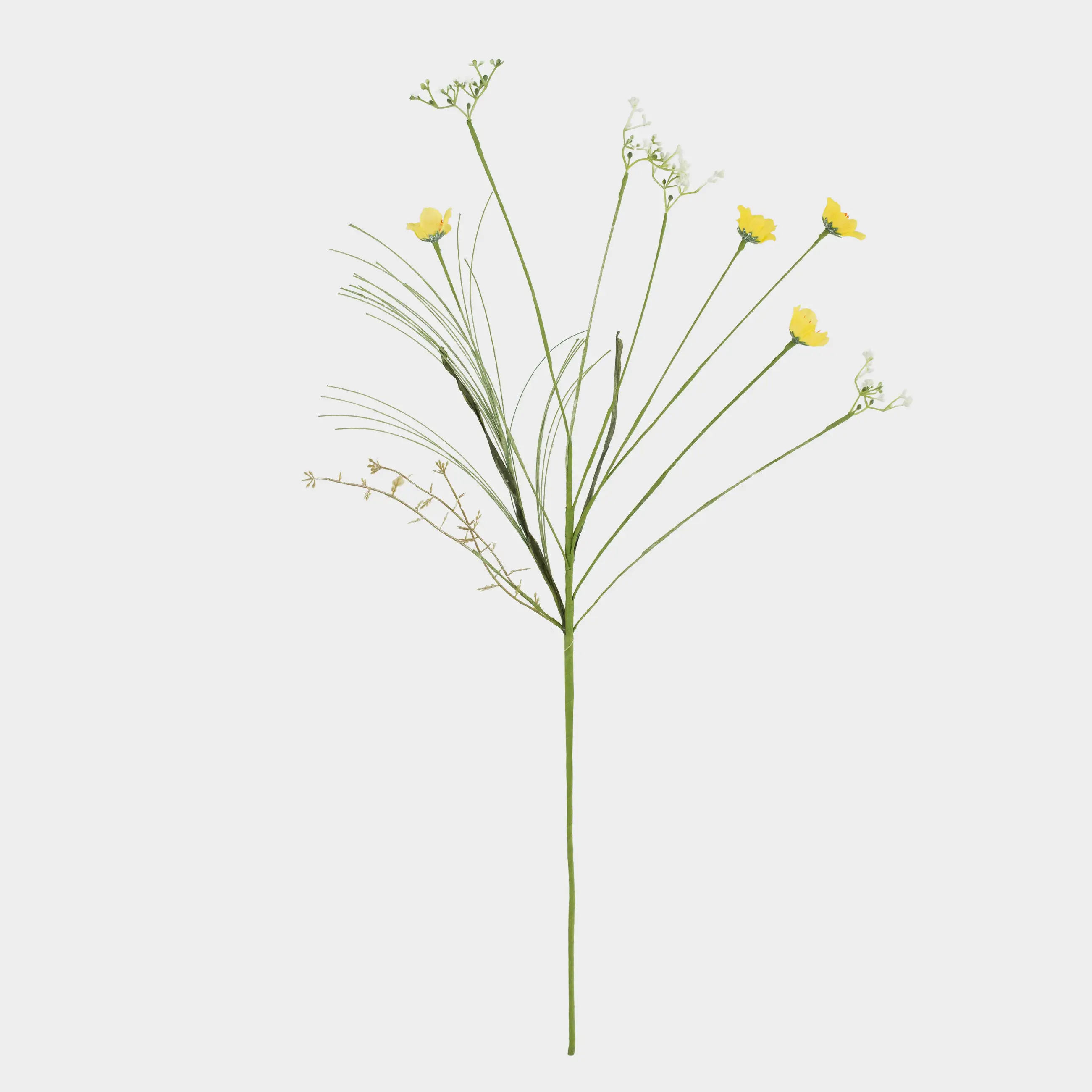 Сәндік бұтақ, 72 см, пластик/қағаз, Сары ғарыш, Meadow