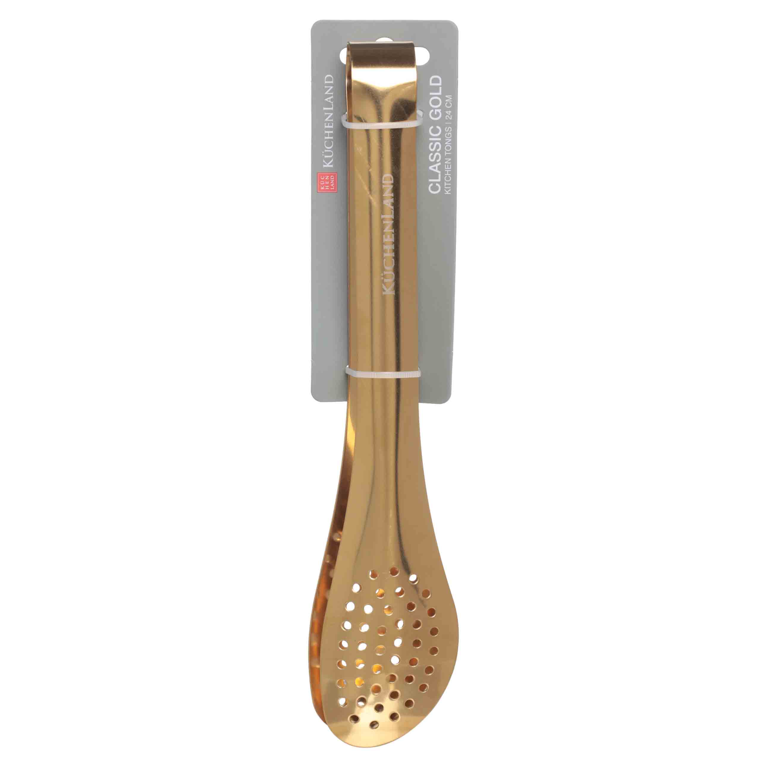 Щипцы кухонные, 24 см, сталь, золотистые, Device gold, image-3