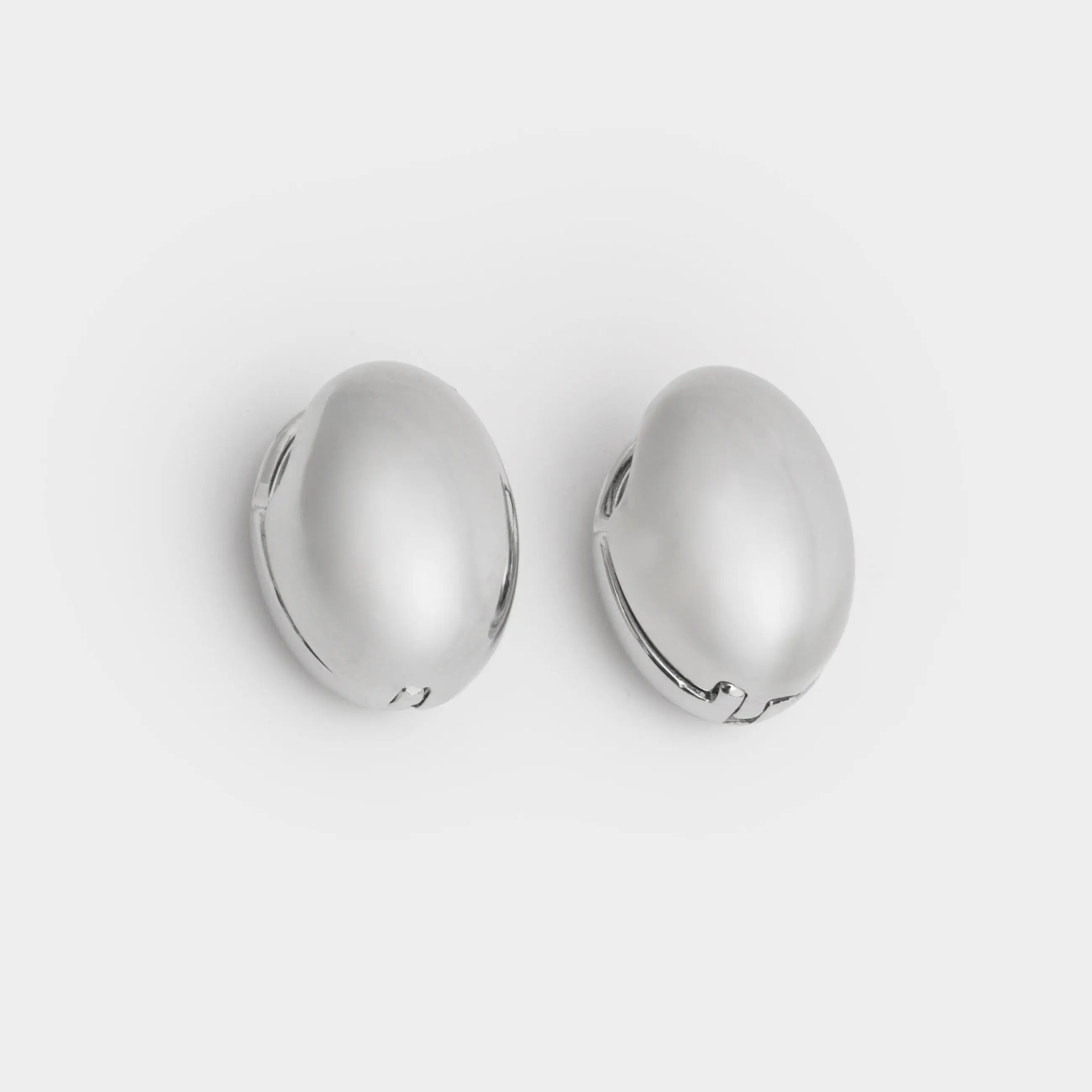 Пуссет сырғалары, 1,5 см, 2 дана, металл, күміс, Jewelry