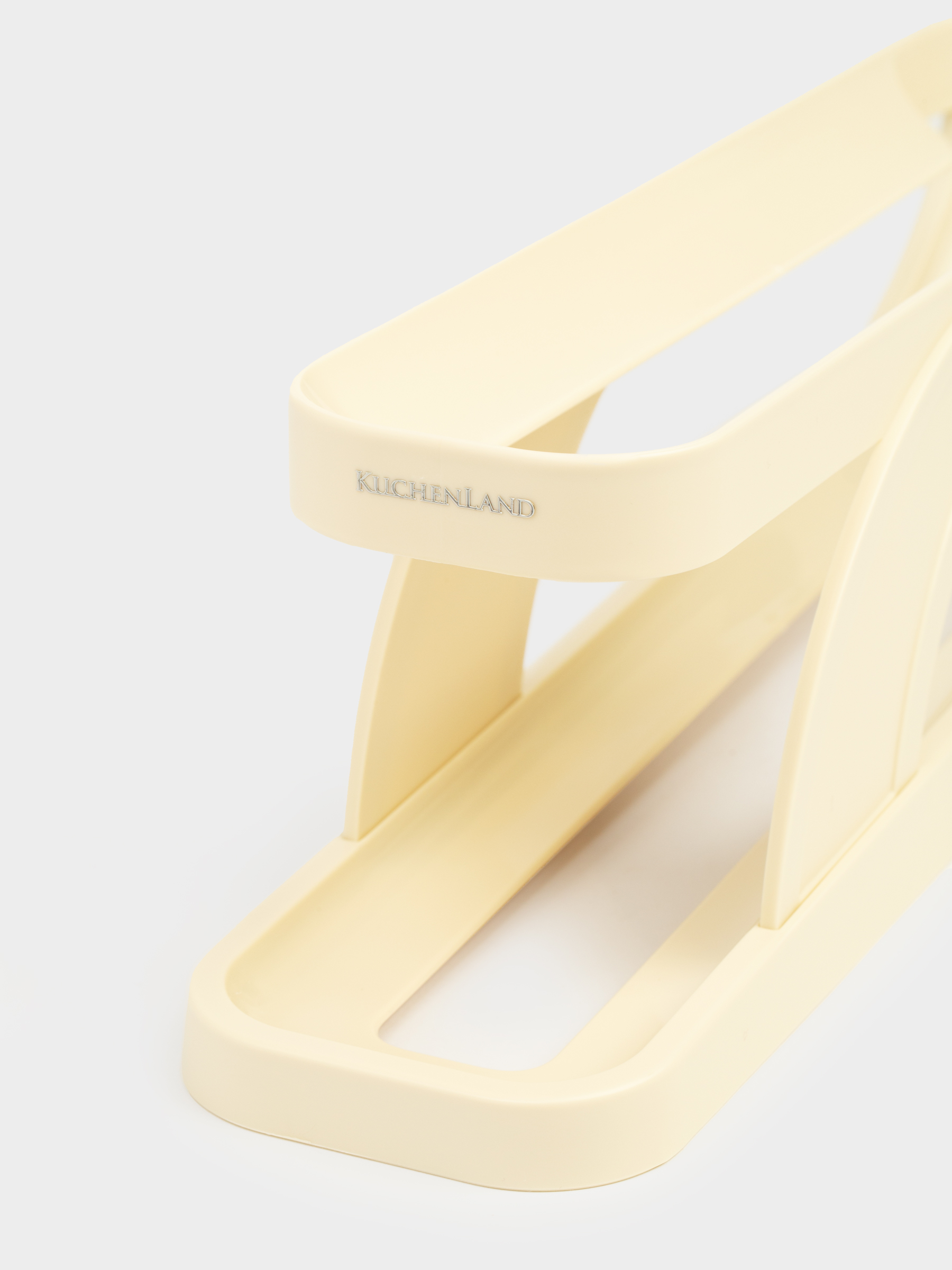 Жұмыртқаға арналған органайзер, 36х11 см, тоңазытқышқа арналған, 2 деңгейлі, пластик, сүт түстес, Regular, image-3